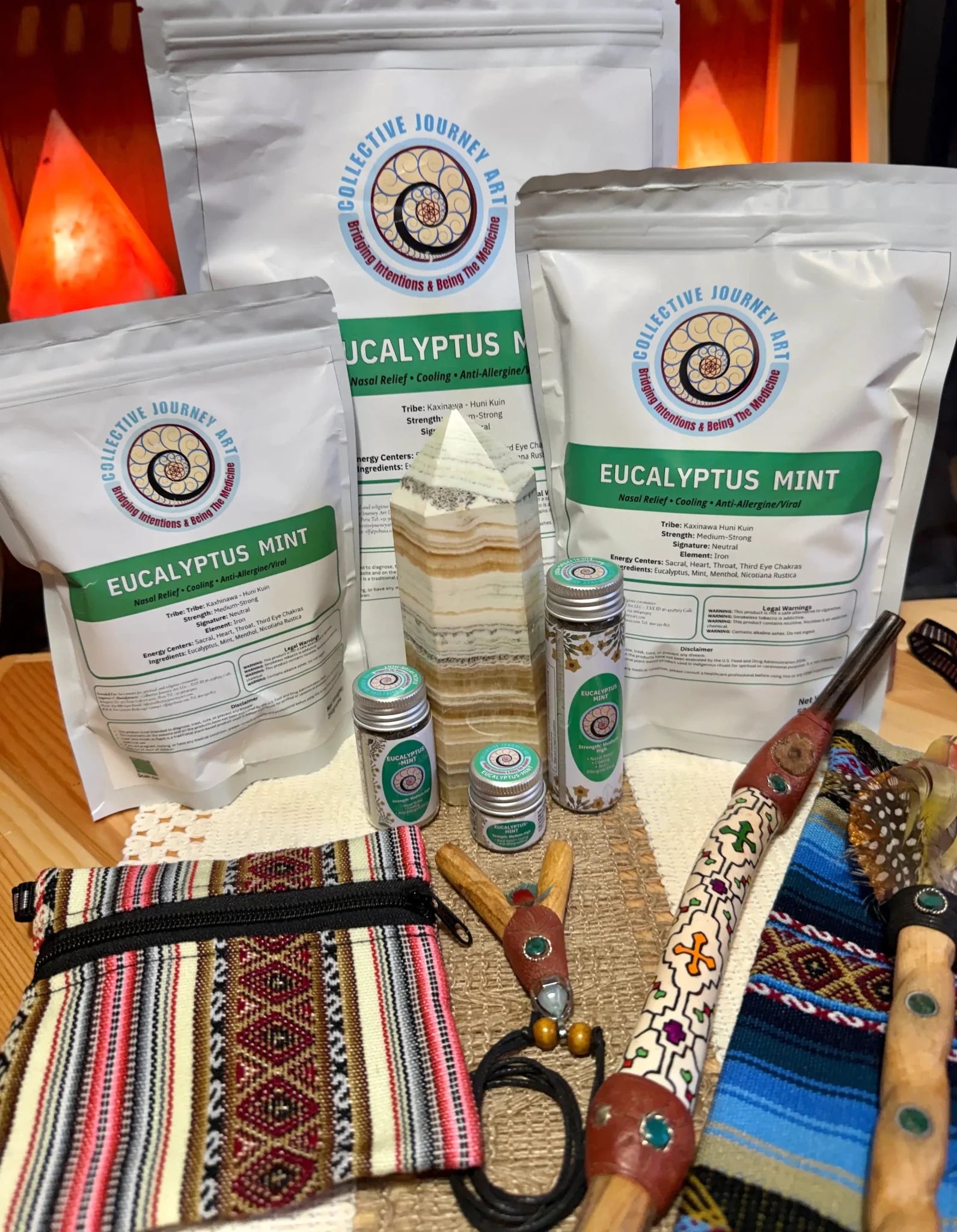 Experience the Healing Power of Eucalyptus & Mint: A Natural Remedy for Congestion and More - Collective Journey Art