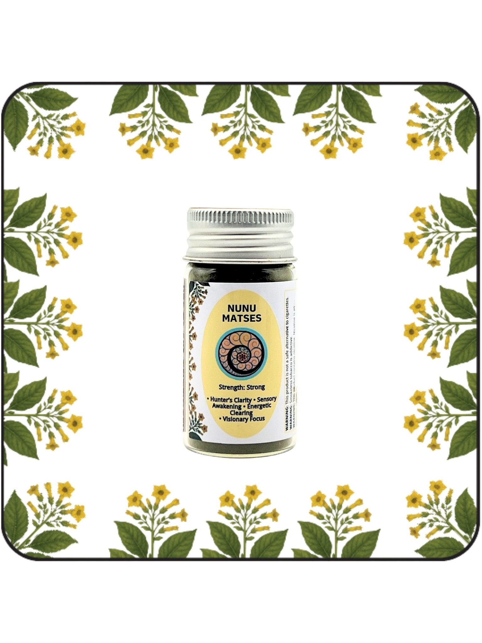 Hapé Nunu - Matsés (Nicotine Free) Authentic Rapé by Collective Journey Art