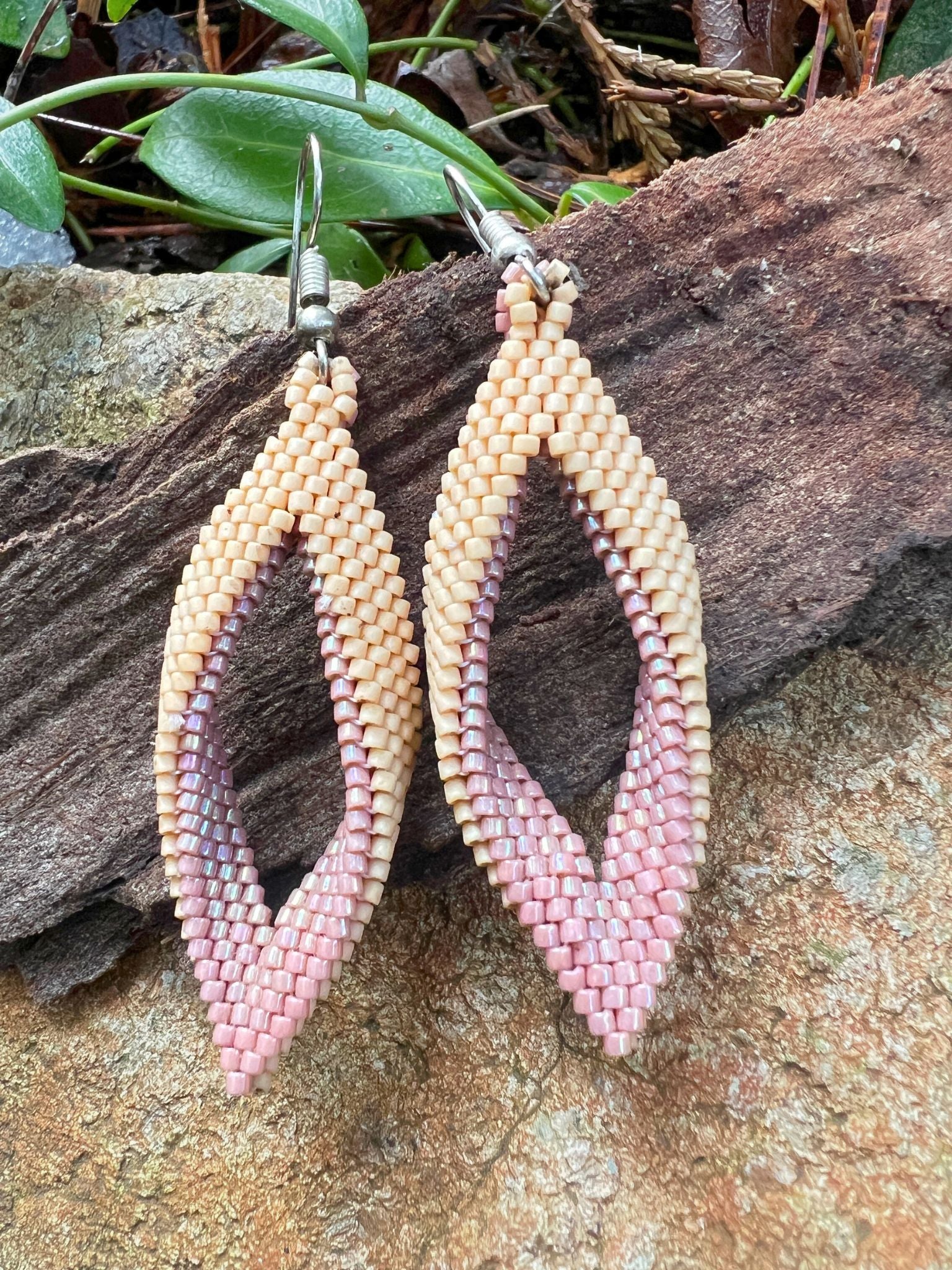 Leaf Earrings by Collective Journey Art