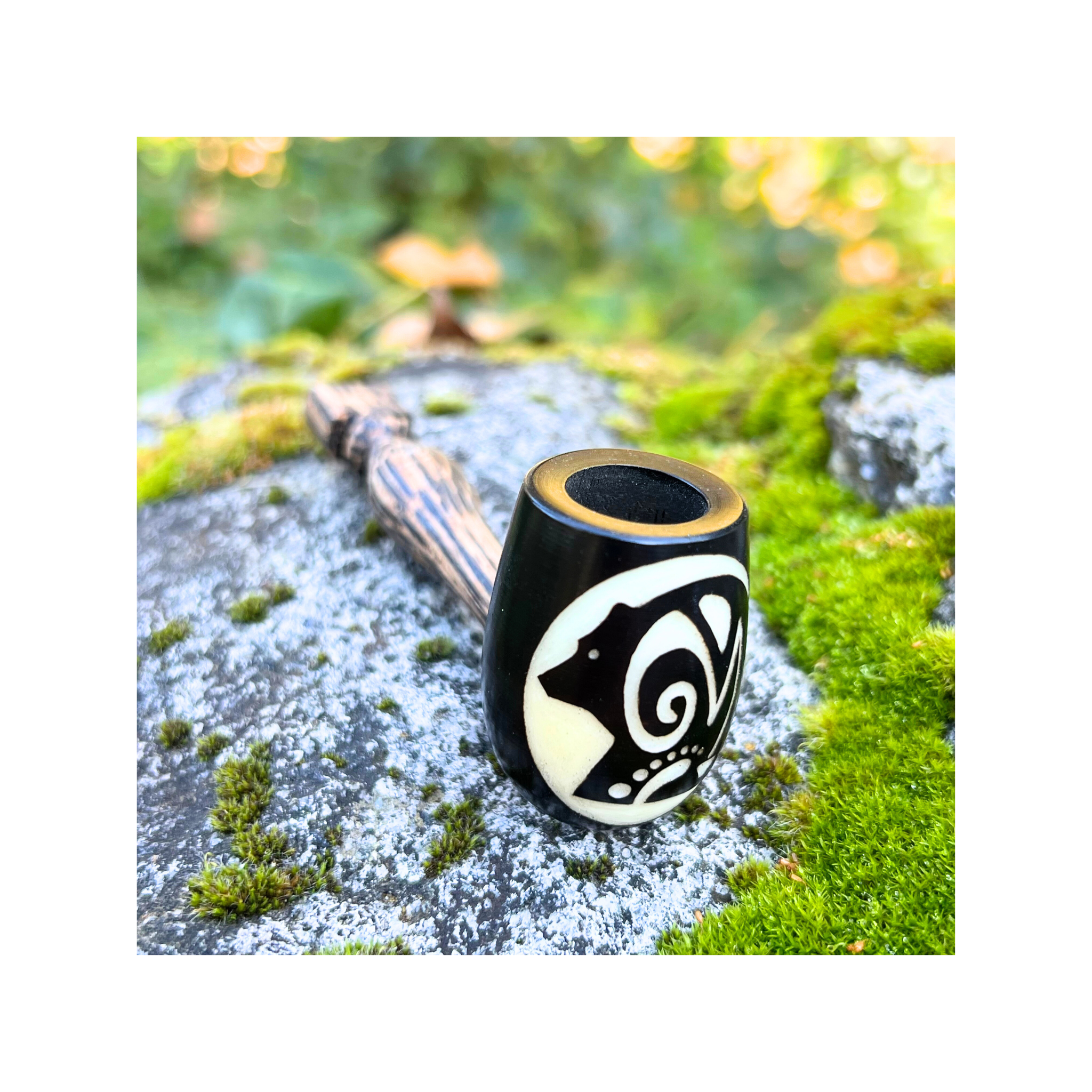 Mini Classic Handmade Pipe by Collective Journey Art
