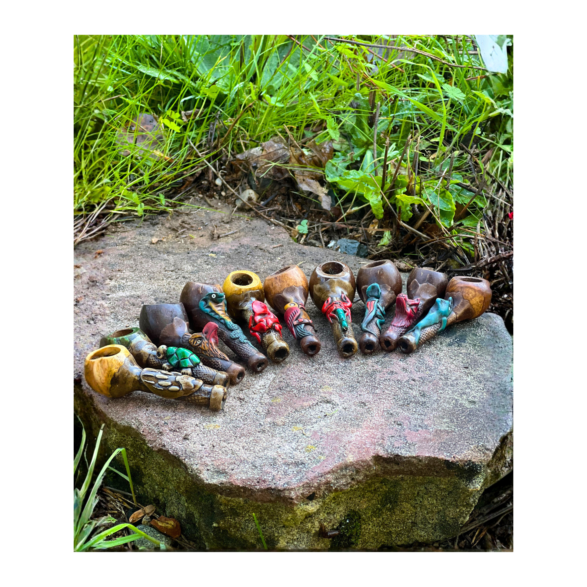 Mini Totem Pipe by Collective Journey Art