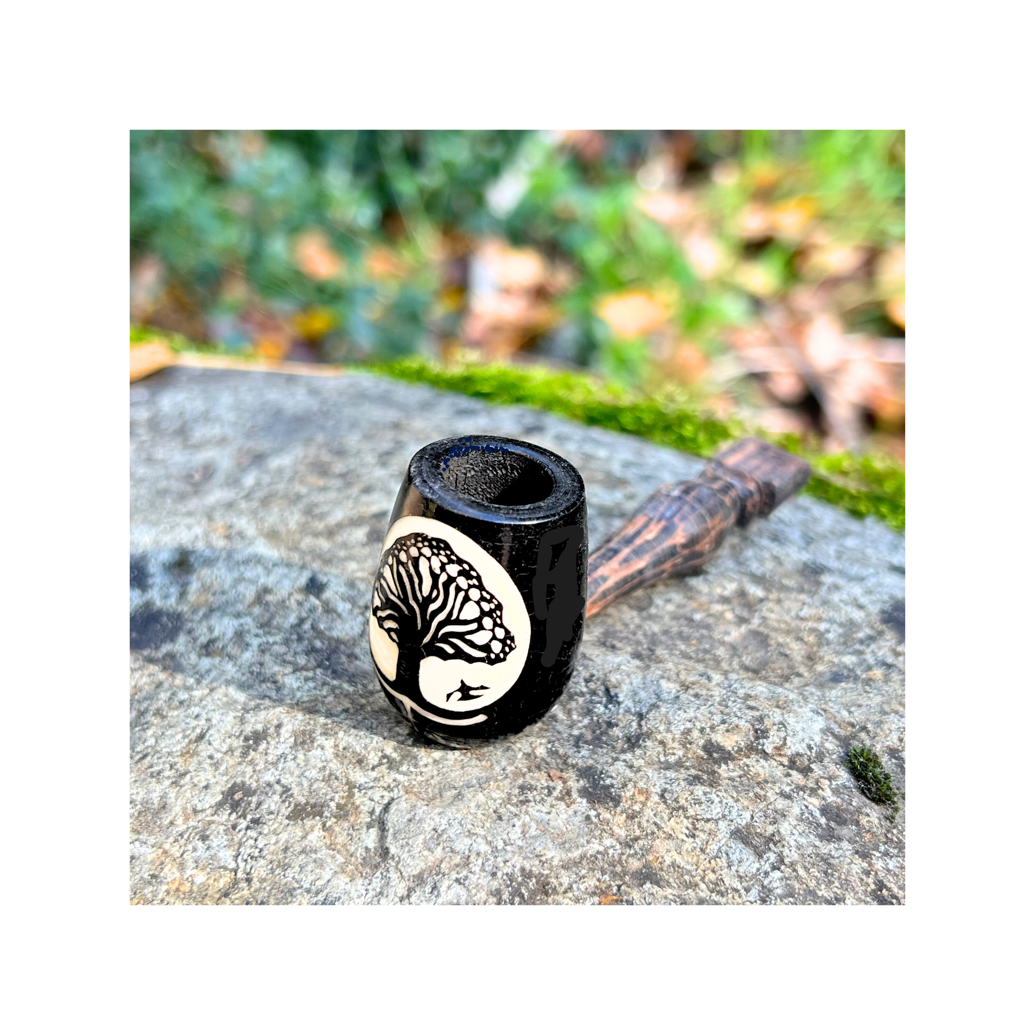 Mini Classic Handmade Pipe by Collective Journey Art