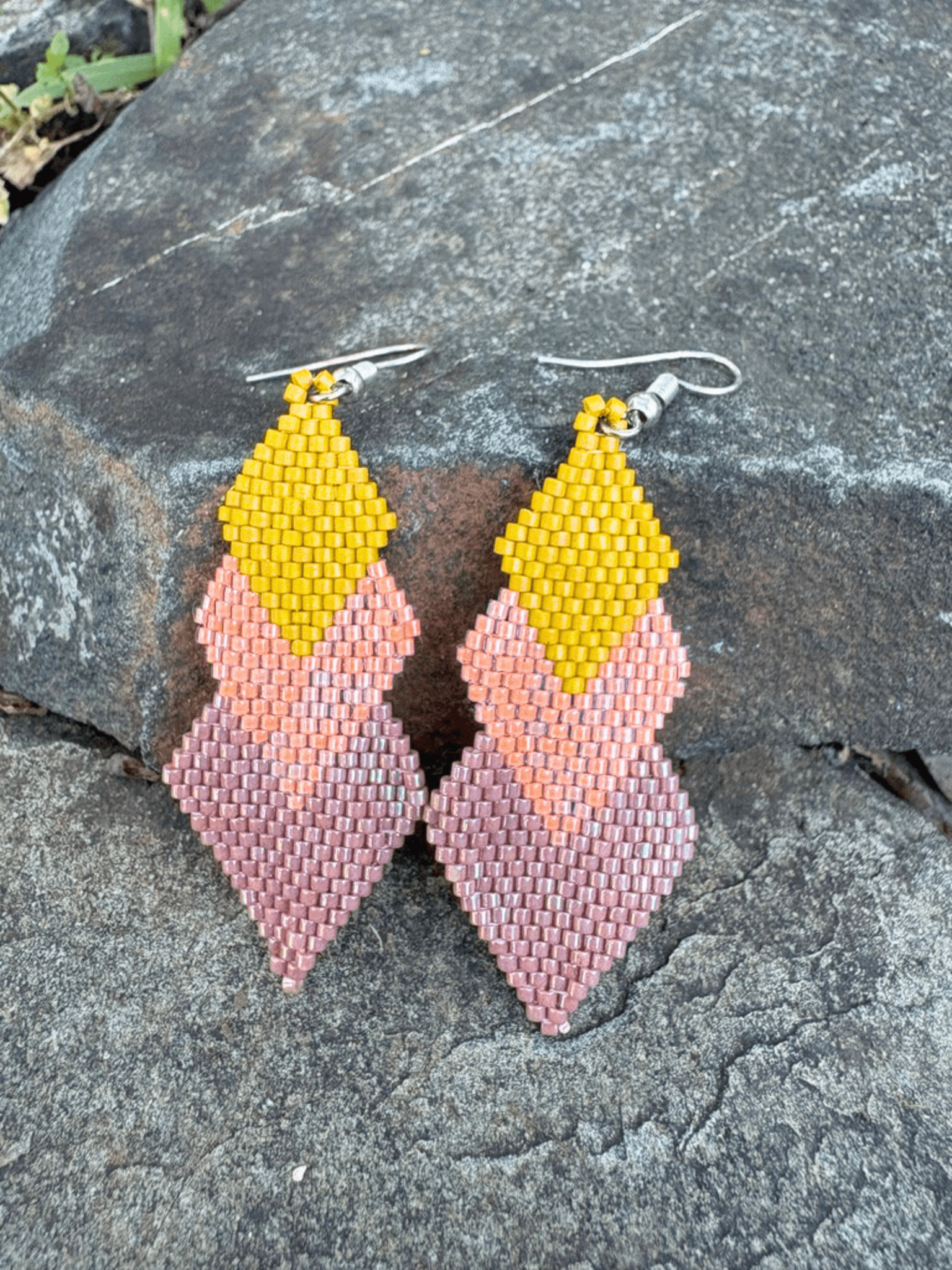 Mountain Earrings by Collective Journey Art