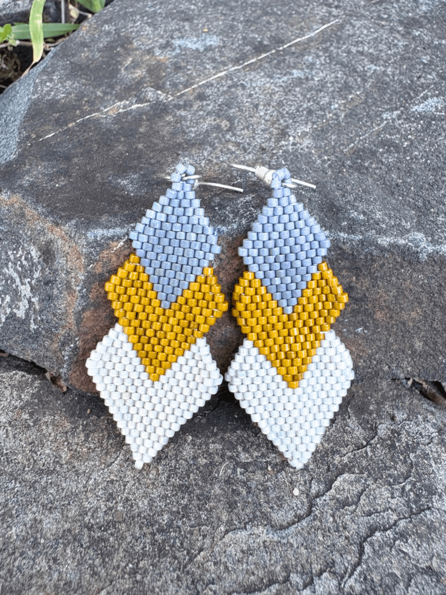 Mountain Earrings by Collective Journey Art