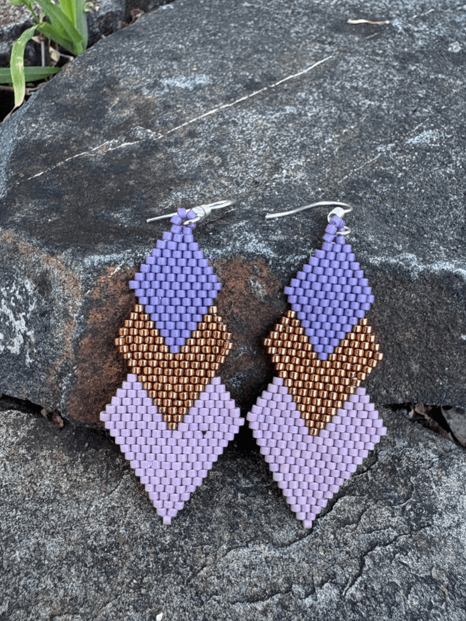 Mountain Earrings by Collective Journey Art