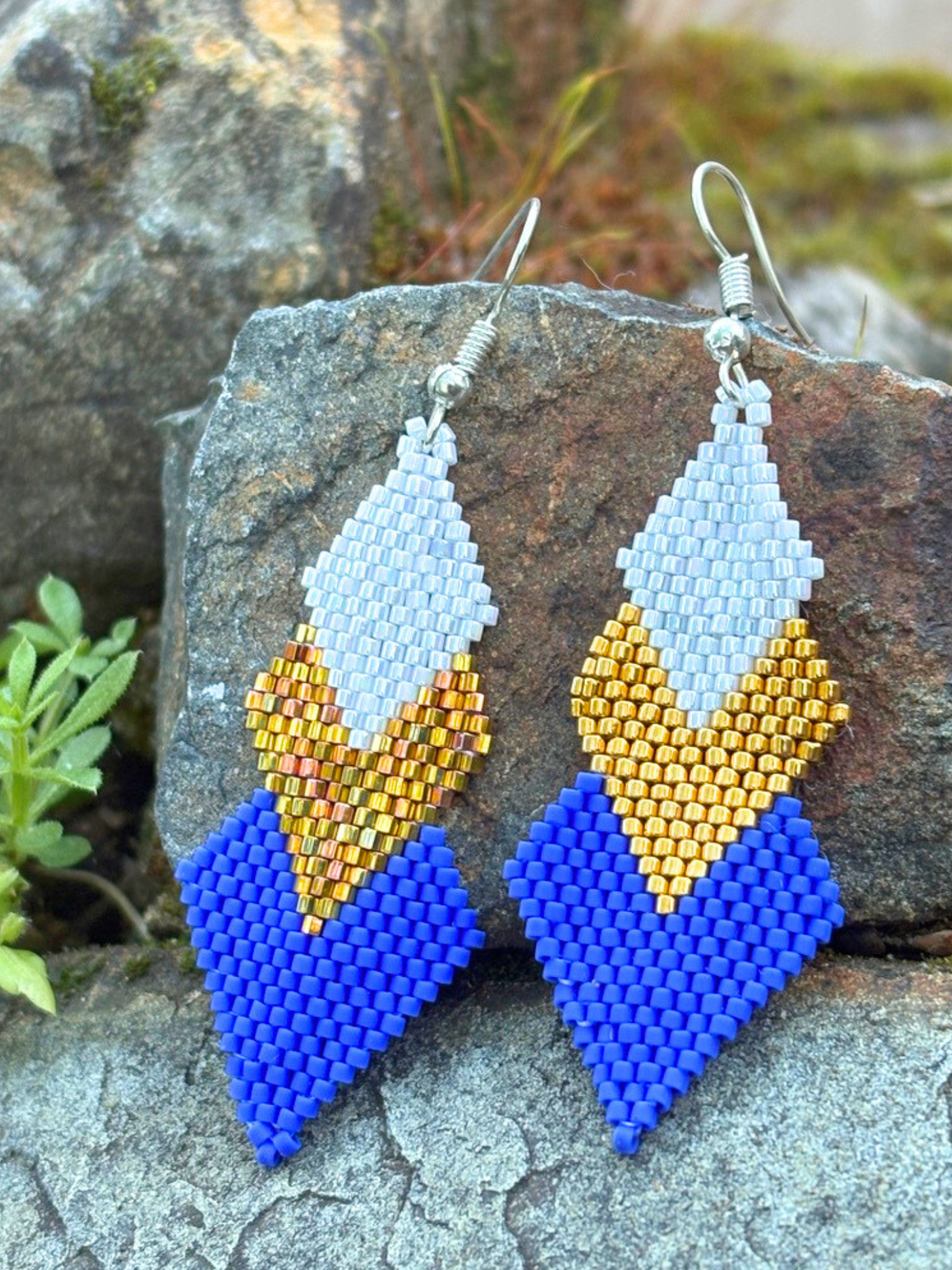 Mountain Earrings by Collective Journey Art