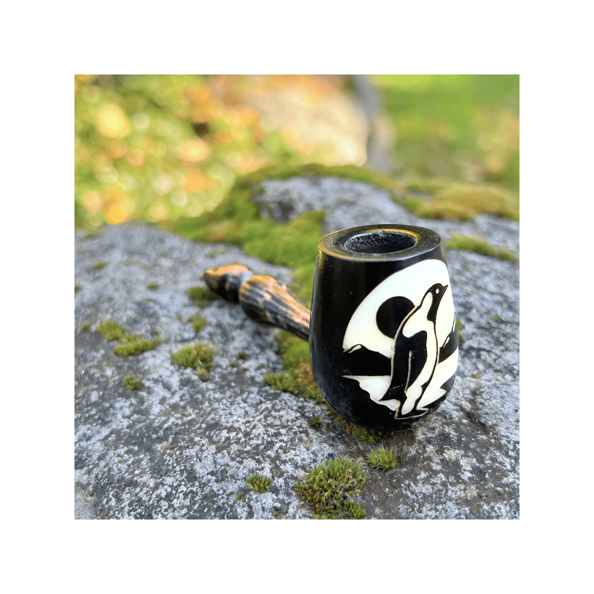 Mini Classic Handmade Pipe by Collective Journey Art