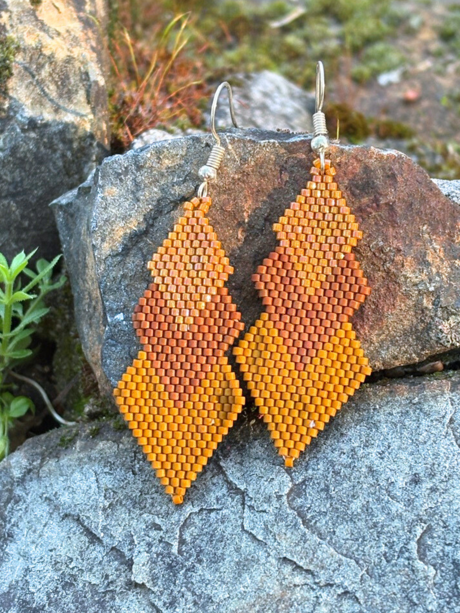 Mountain Earrings by Collective Journey Art