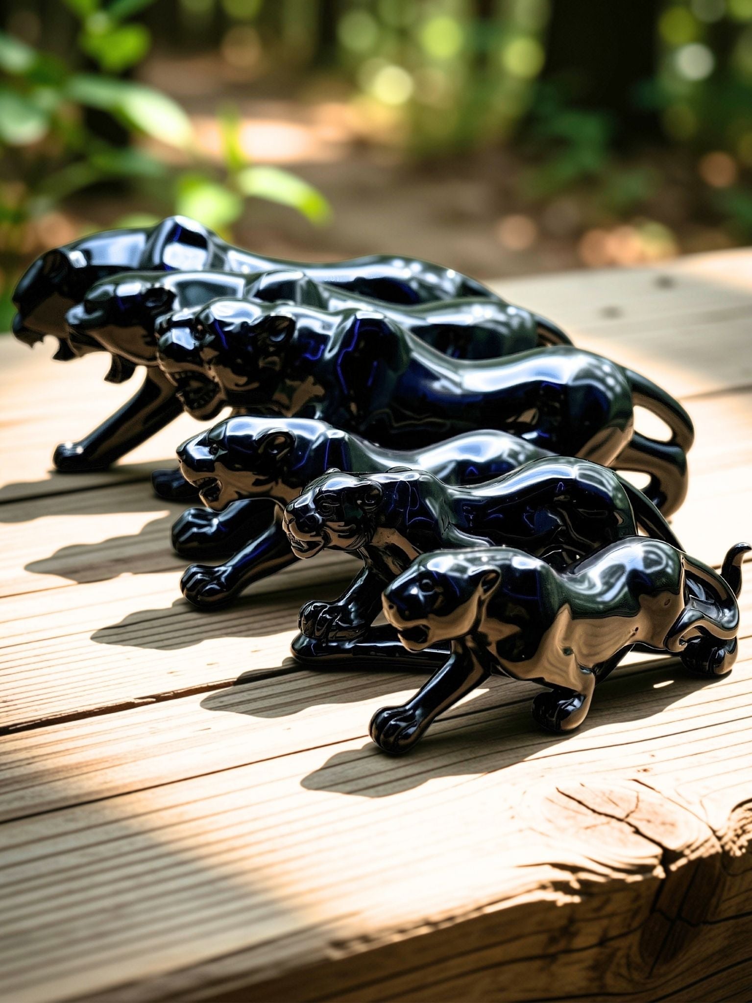 Obsidian Jaguar | Strength in Stillness by Collective Journey Art