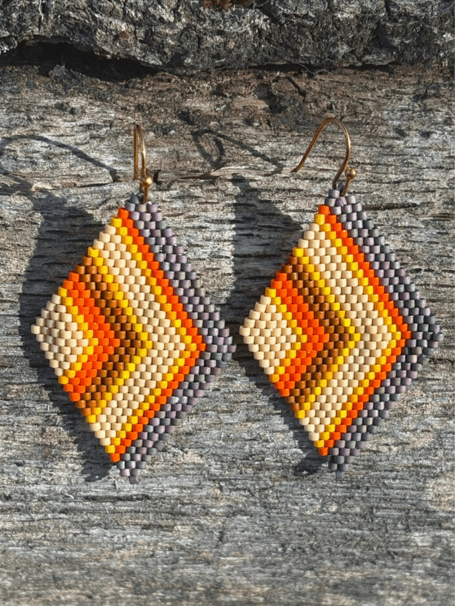 Diamente Earrings by Collective Journey Art
