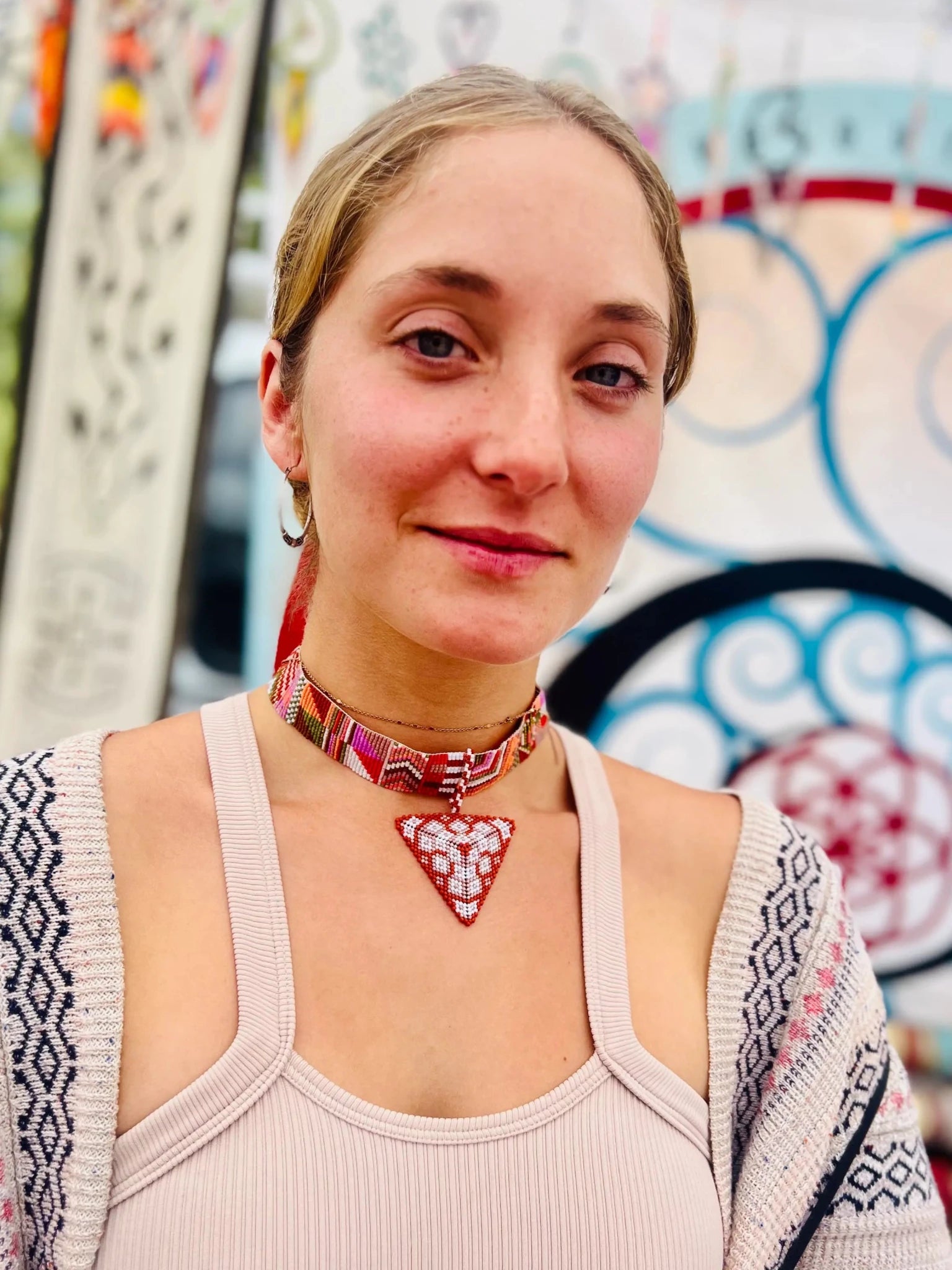 Pyramid Adornment - 16 Strand by Collective Journey Art