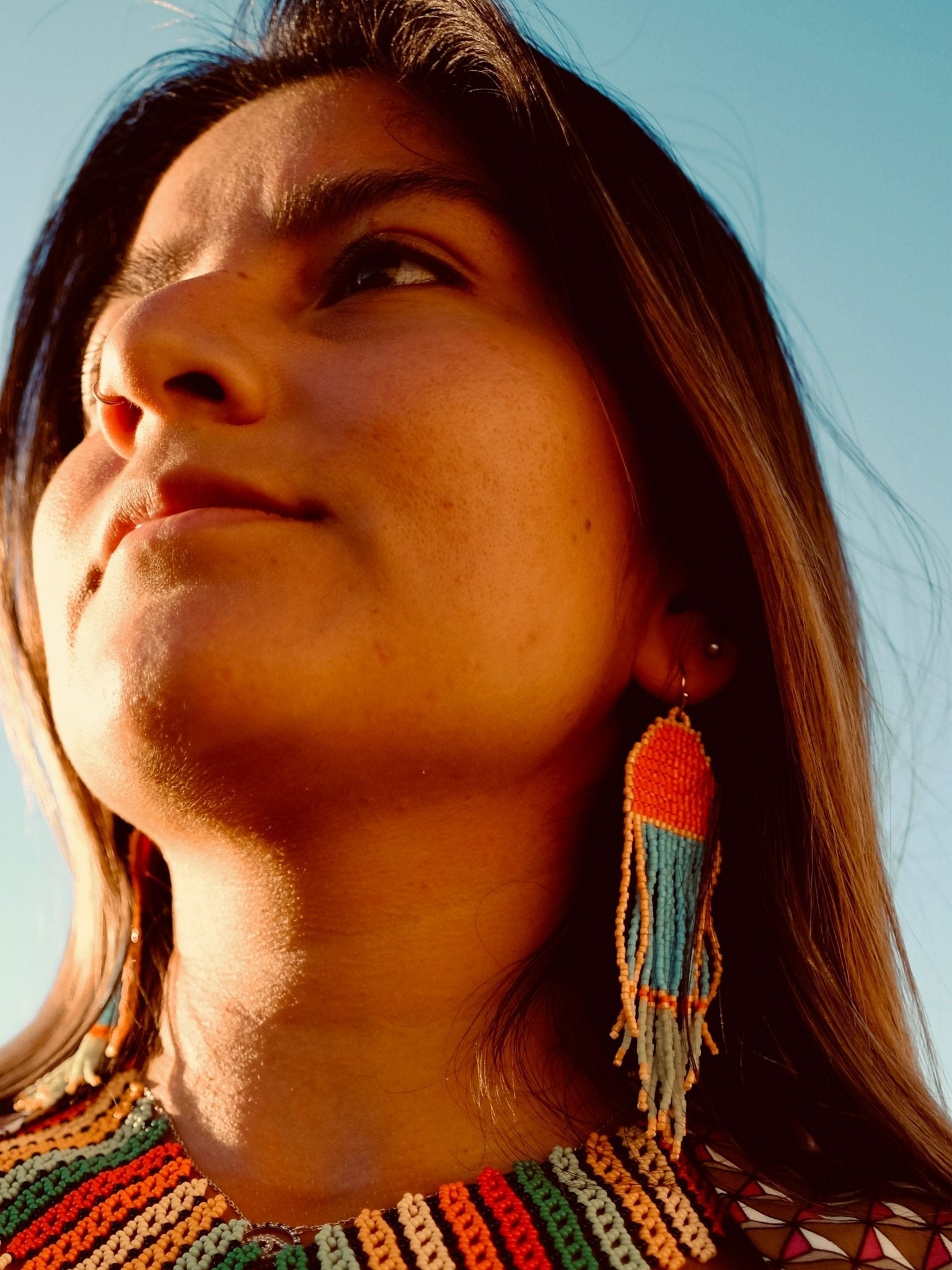 Copo Fringe Earrings by Collective Journey Art