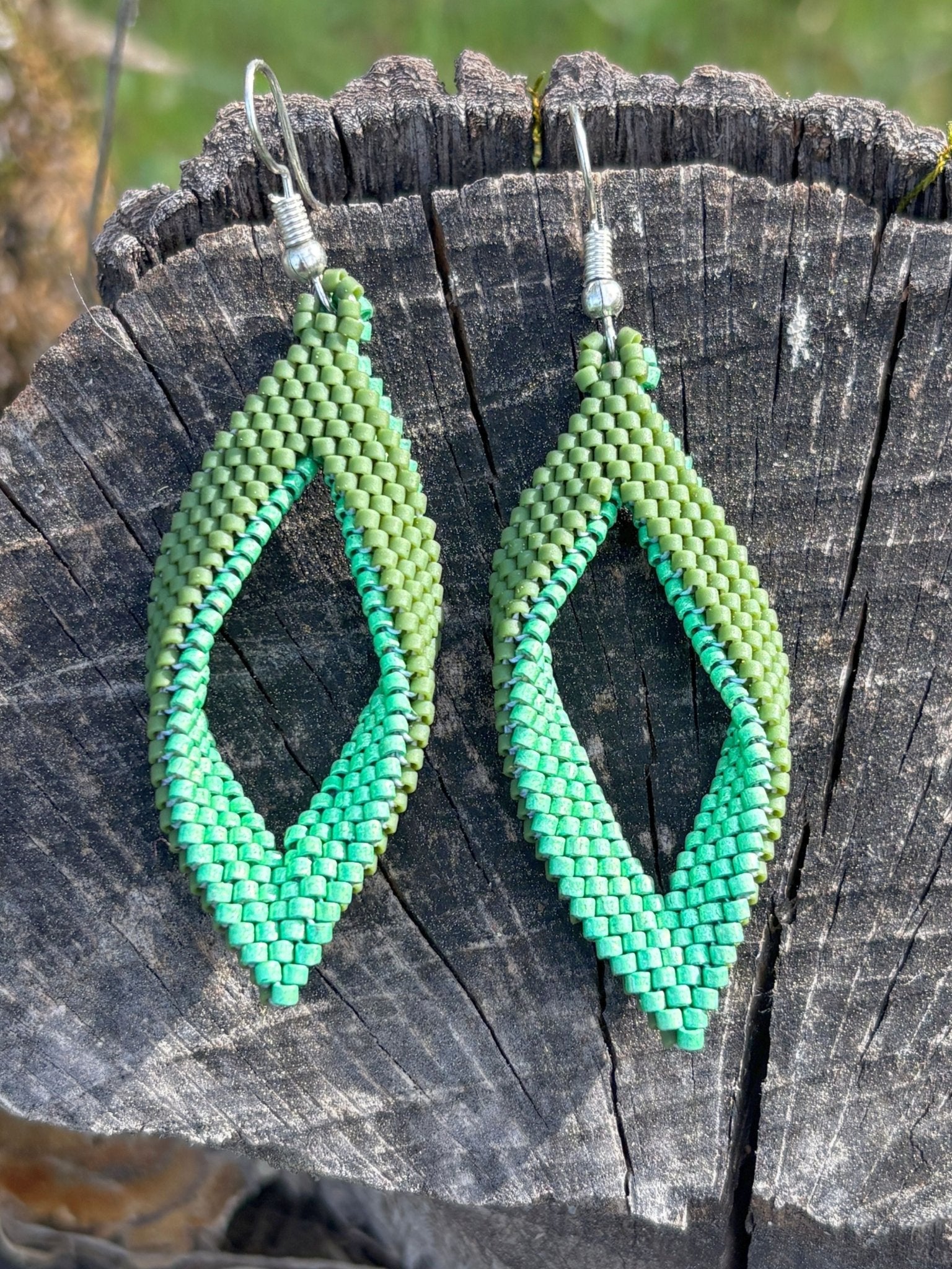 Leaf Earrings by Collective Journey Art