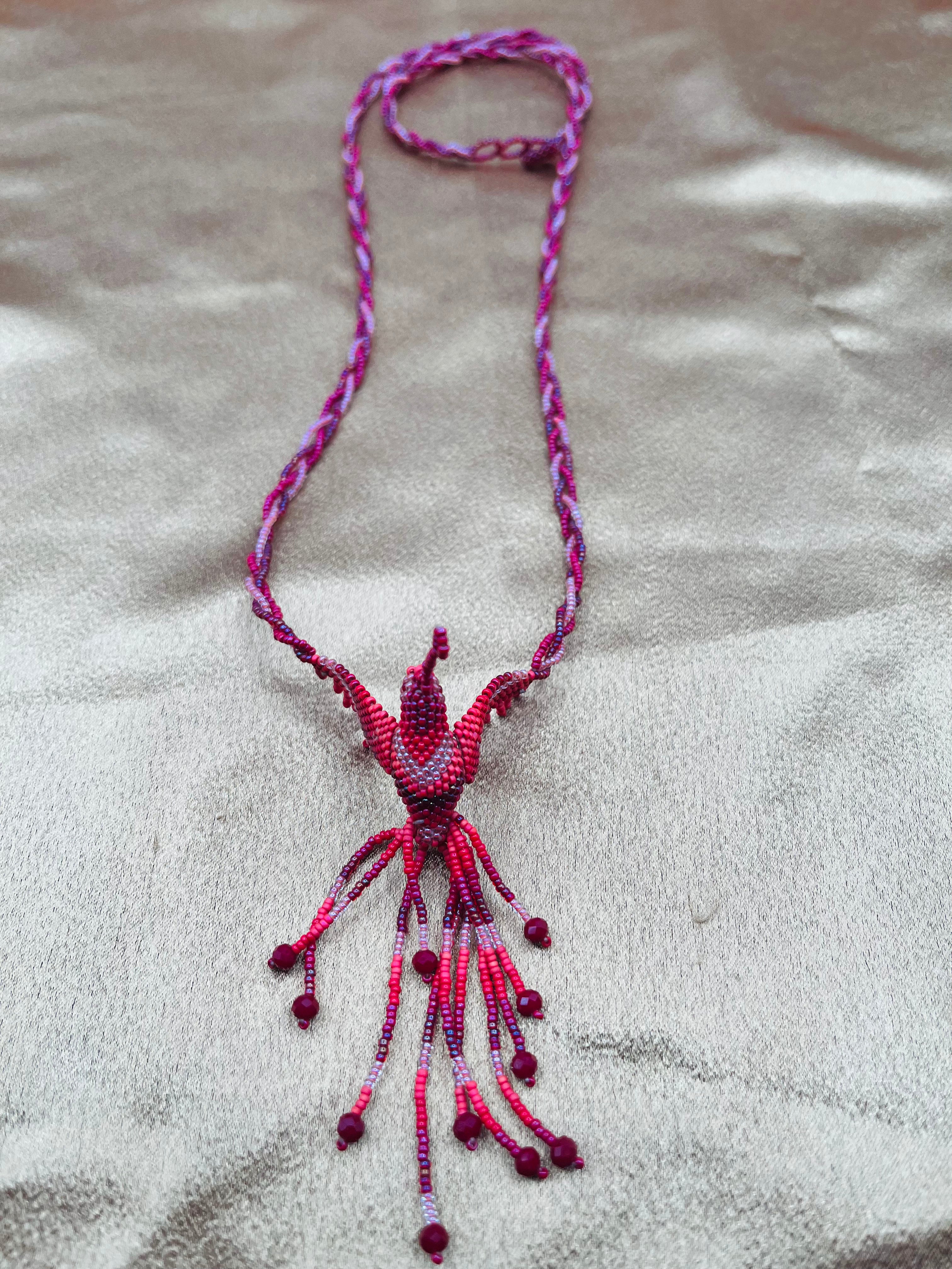 Colibri Necklace - Miyuki Beads