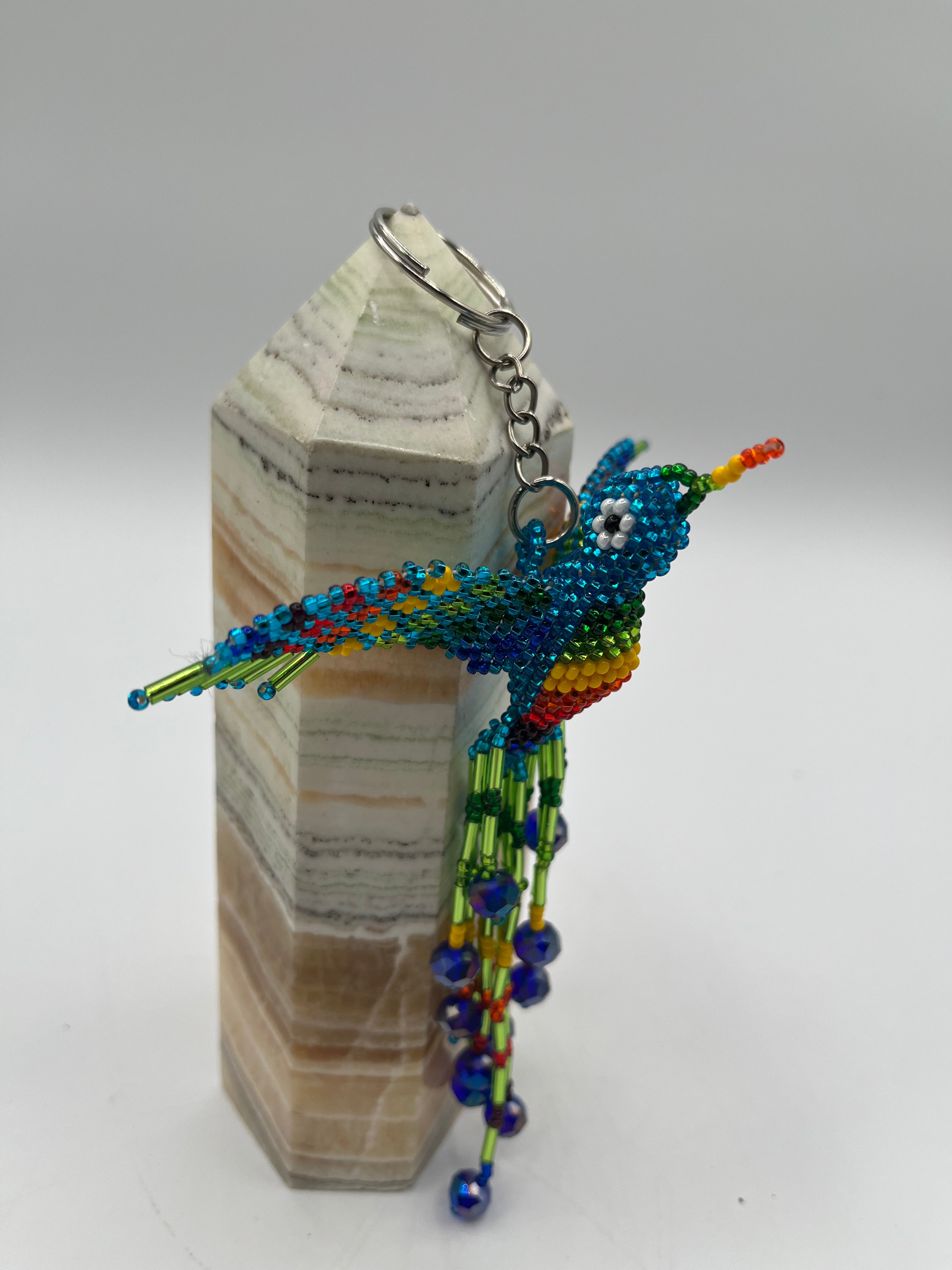 Colibri/Hummingbird-Czech Beads-Key Chain