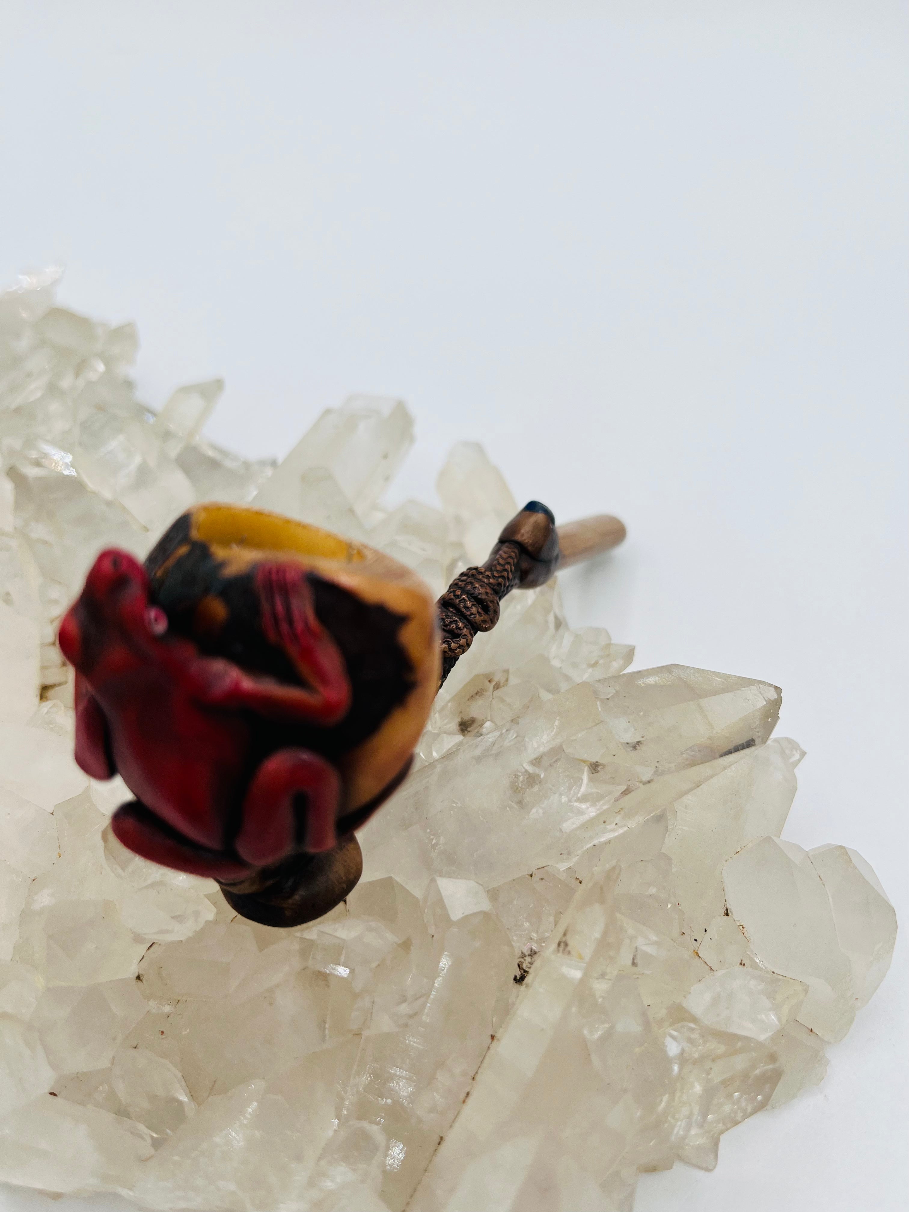 Curved Tagua Pipe