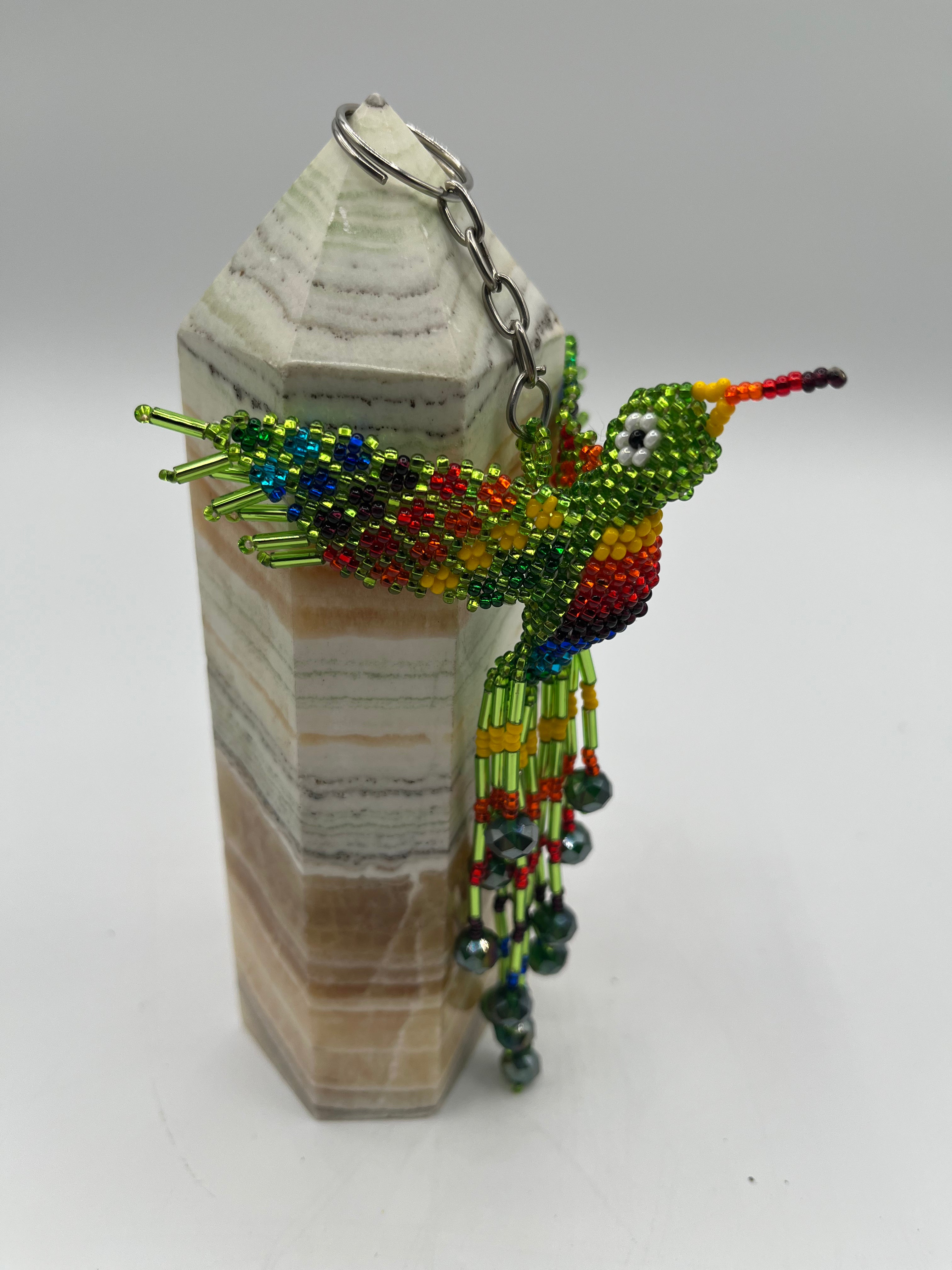Colibri/Hummingbird-Czech Beads-Key Chain