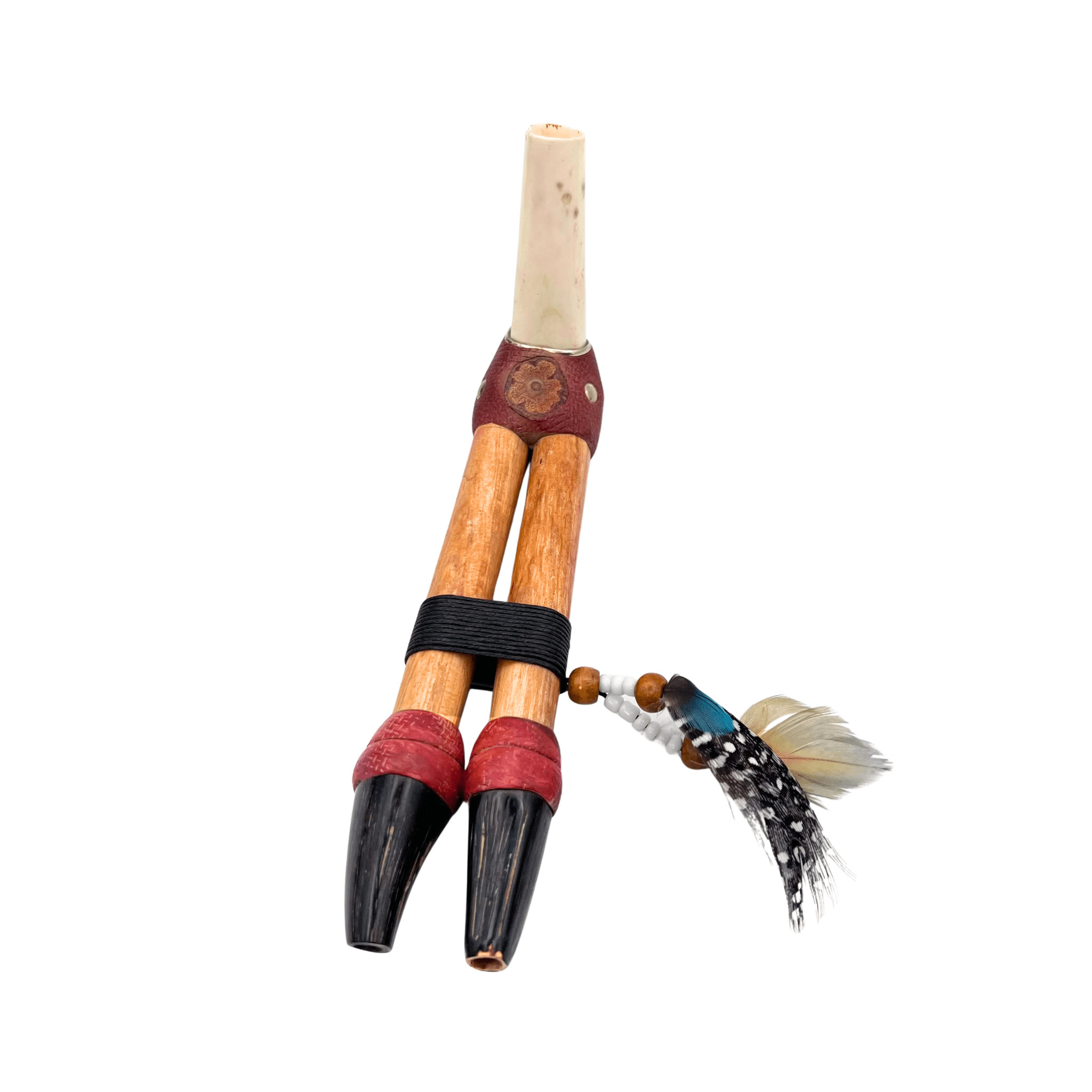 Black Tip Double Nostril Tepi by Collective Journey Art