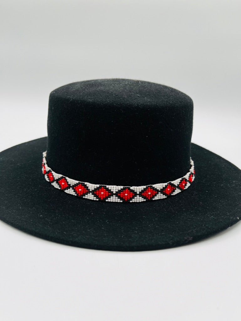 Narrow Tie - Up Hatband by Collective Journey Art