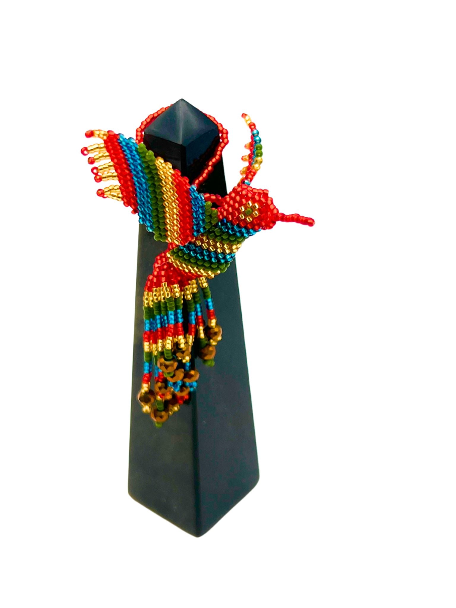 Colibri/Hummingbird Ornament - Miyuki Beads - Loop Hang by Collective Journey Art