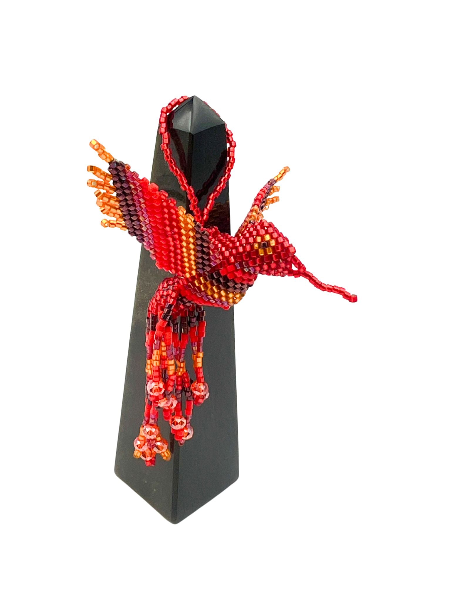 Colibri/Hummingbird Ornament - Miyuki Beads - Loop Hang by Collective Journey Art