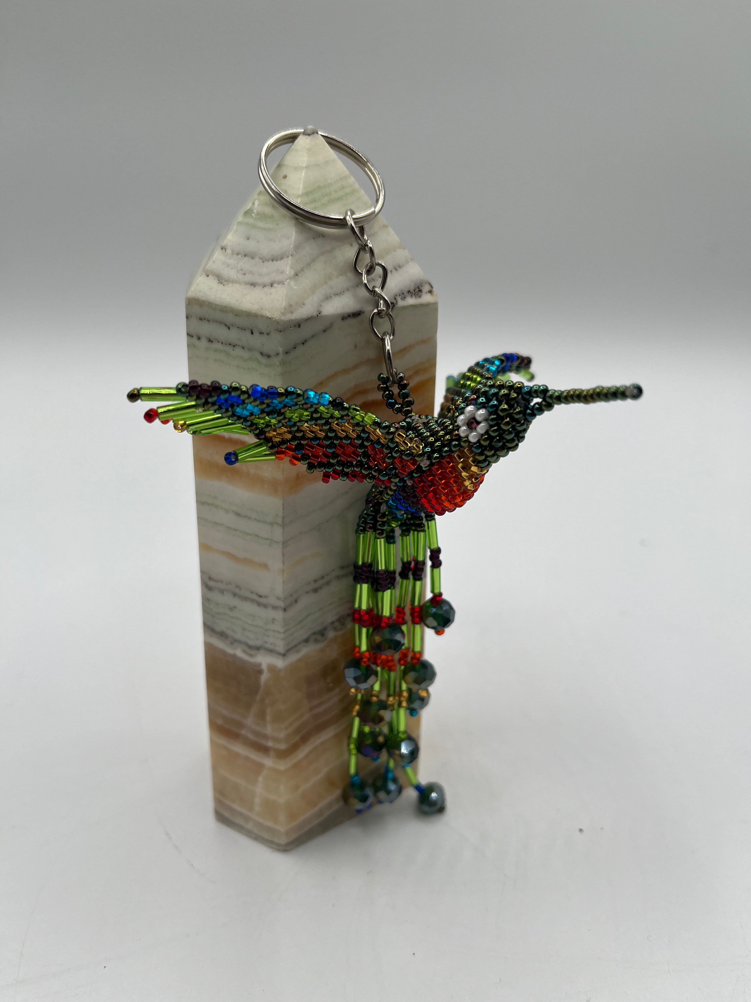 Colibri/Hummingbird-Czech Beads-Key Chain