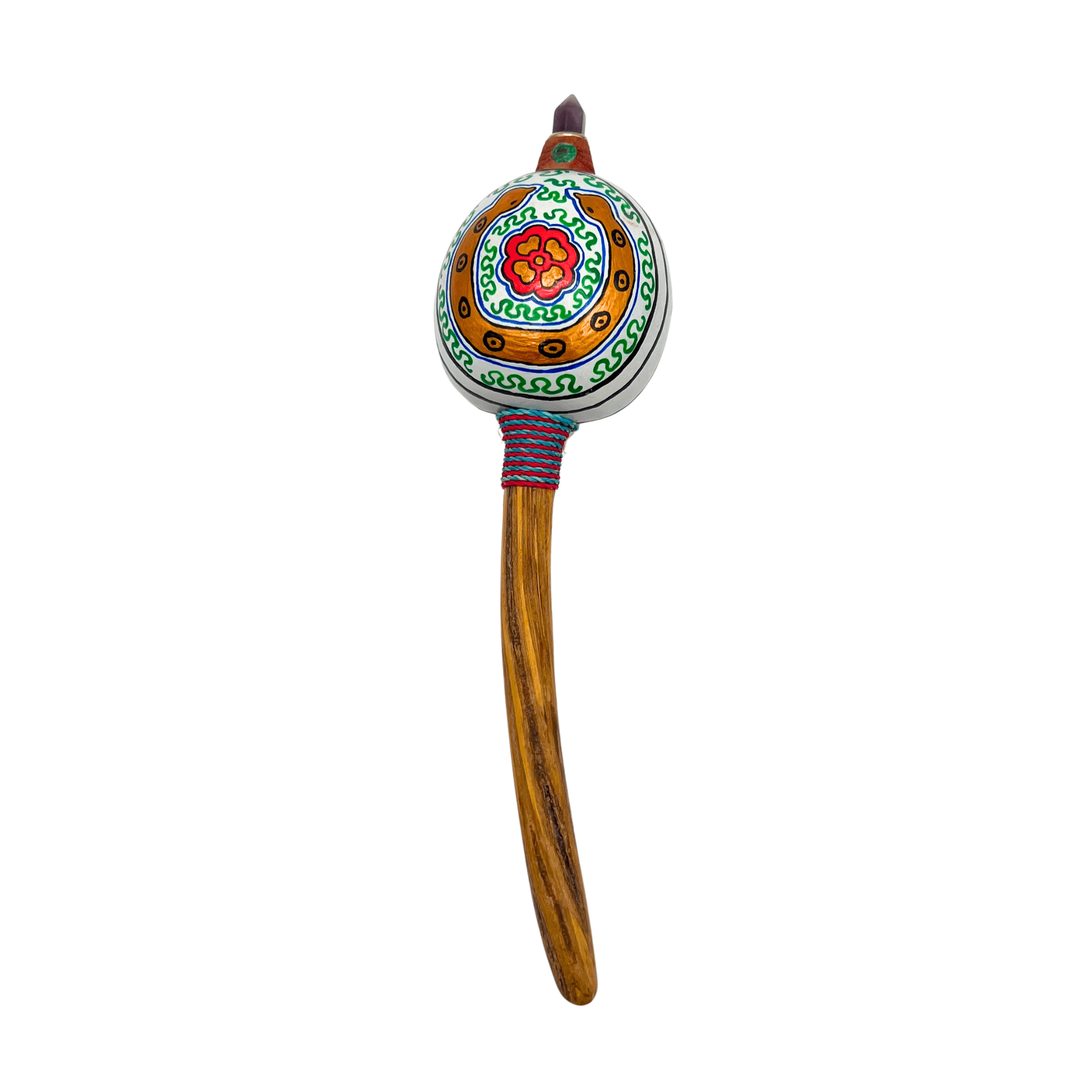 Maraca Wingo - Gourd Shaker by Collective Journey Art
