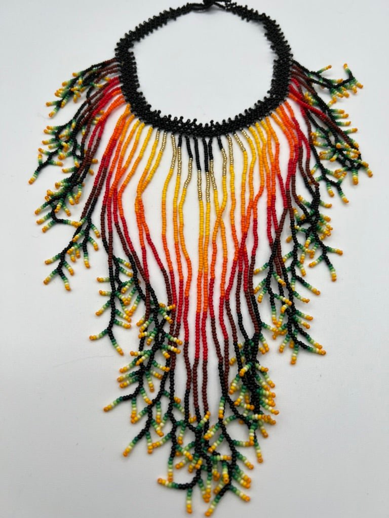 Rain Fringe Necklace by Collective Journey Art