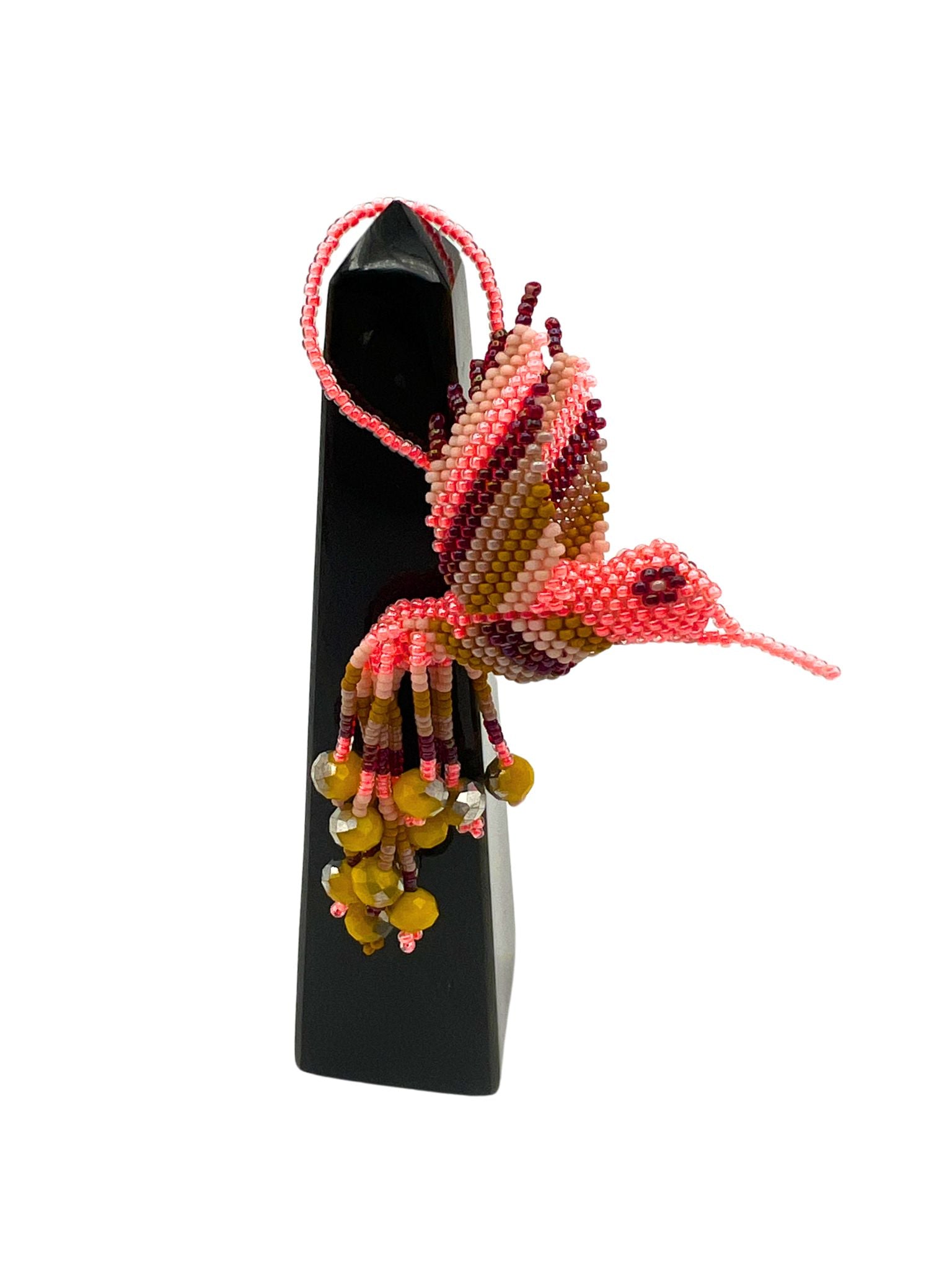 Colibri/Hummingbird Ornament - Miyuki Beads - Loop Hang by Collective Journey Art