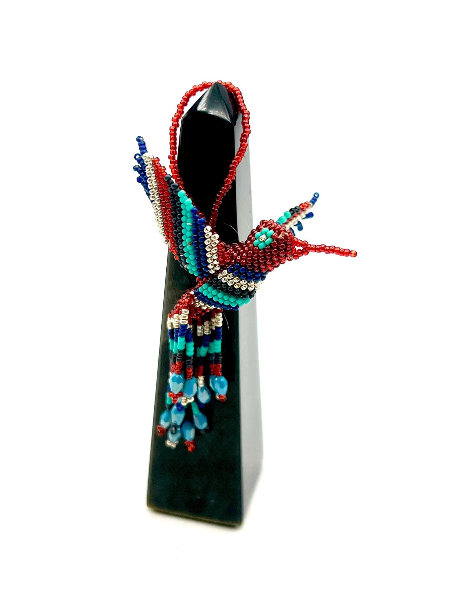 Colibri/Hummingbird Ornament - Miyuki Beads - Loop Hang by Collective Journey Art