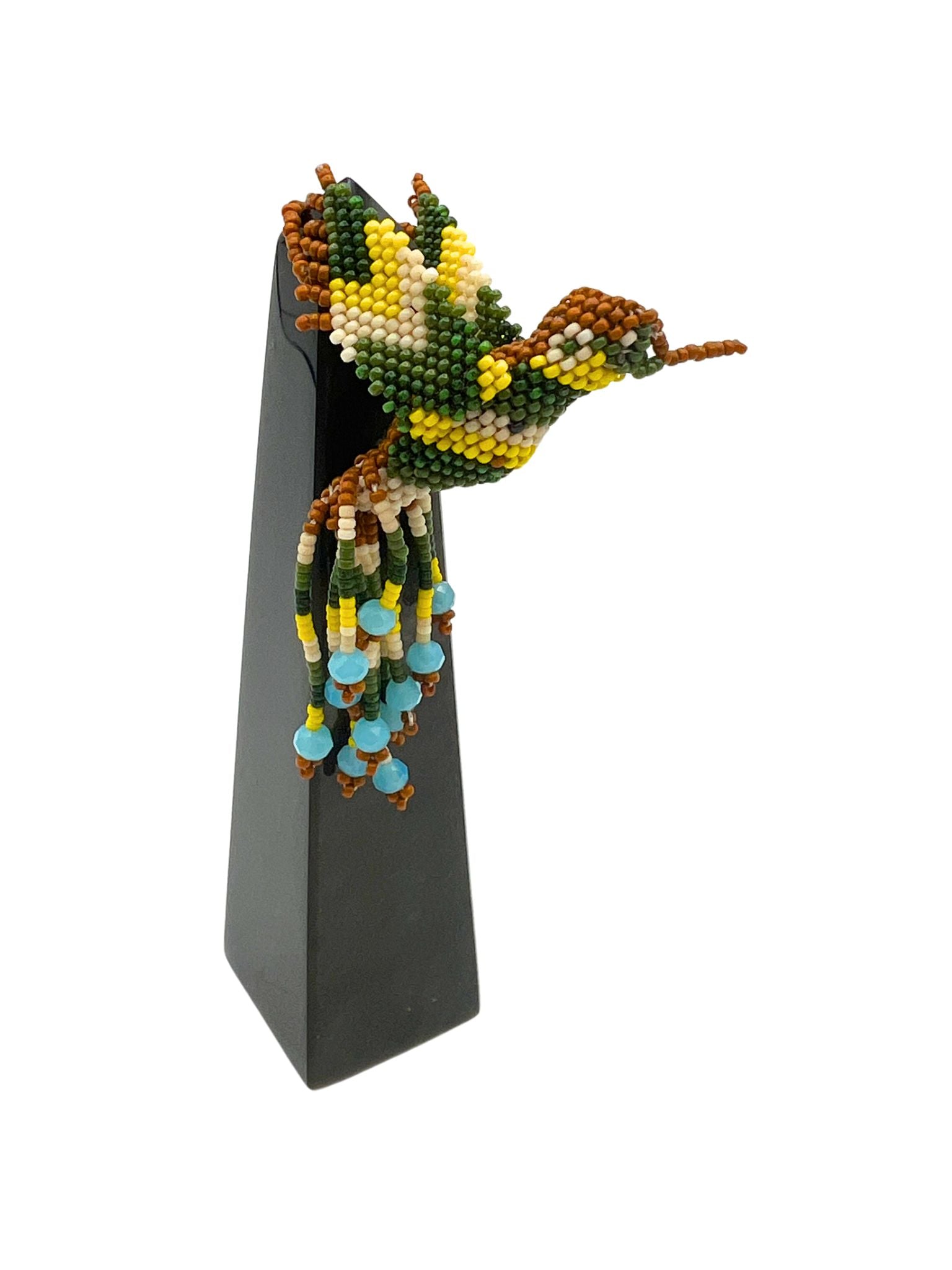 Colibri/Hummingbird Ornament - Miyuki Beads - Loop Hang by Collective Journey Art