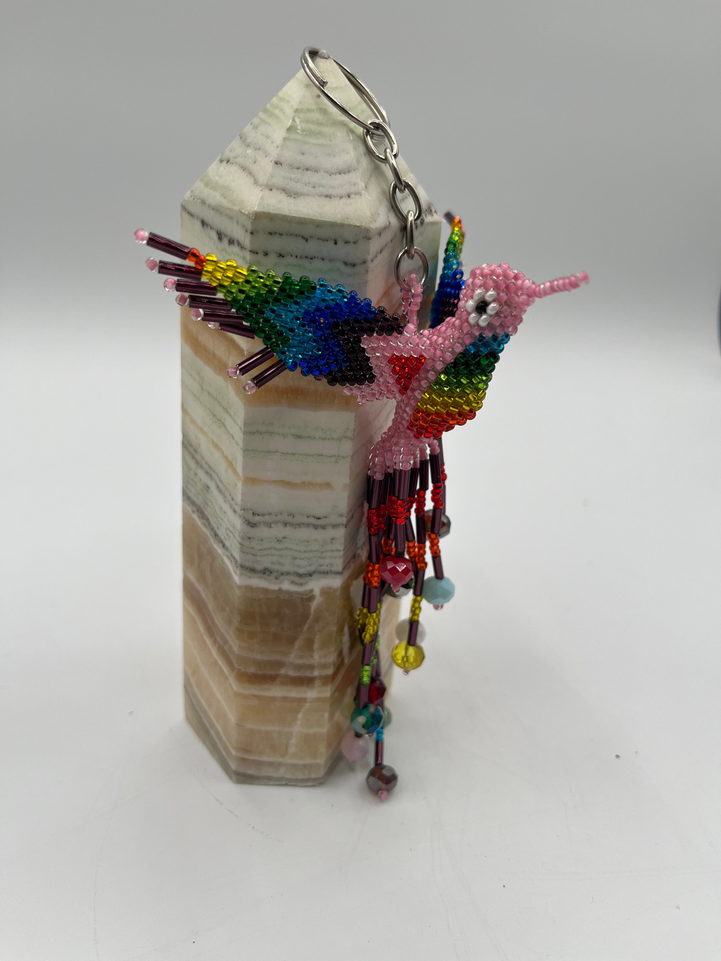 Colibri/Hummingbird-Czech Beads-Key Chain