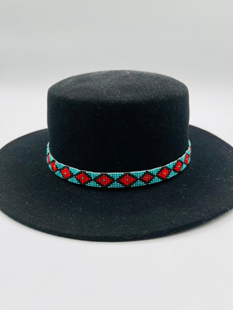 Narrow Tie - Up Hatband by Collective Journey Art