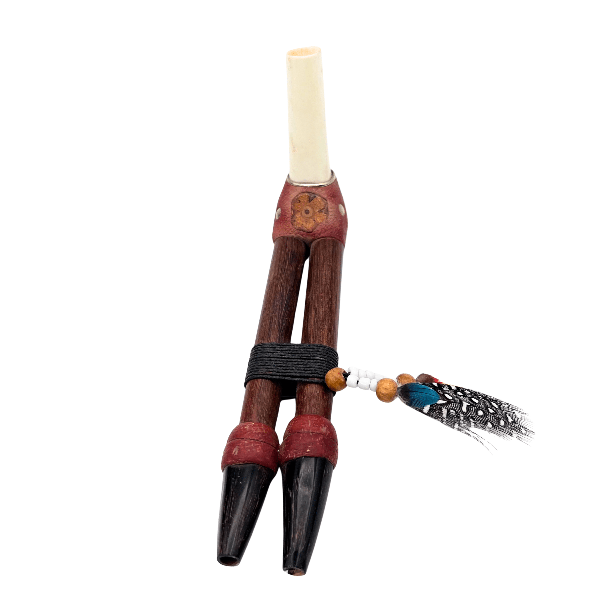 Black Tip Double Nostril Tepi by Collective Journey Art