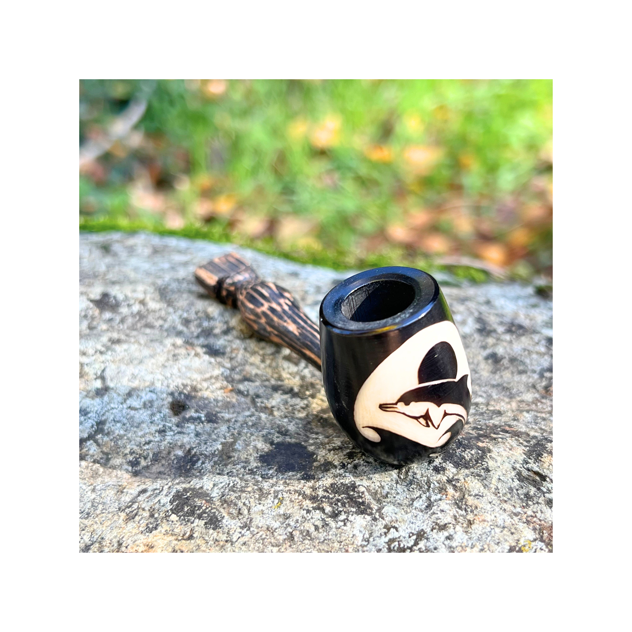 Mini Classic Handmade Pipe by Collective Journey Art