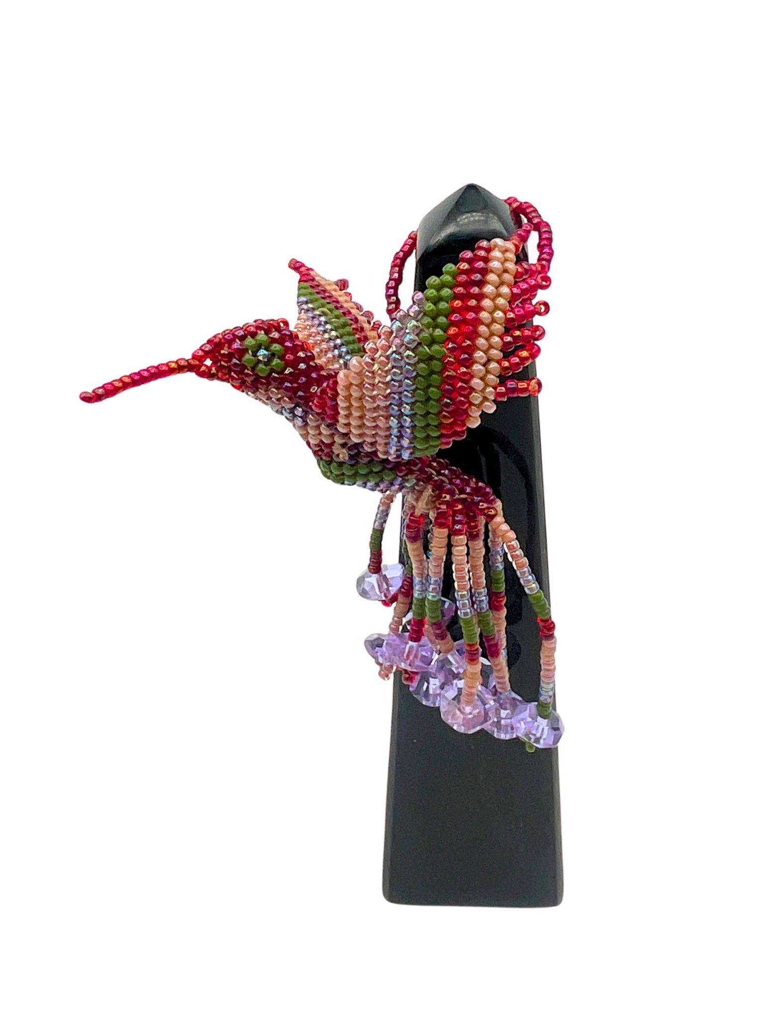 Colibri/Hummingbird Ornament - Miyuki Beads - Loop Hang by Collective Journey Art