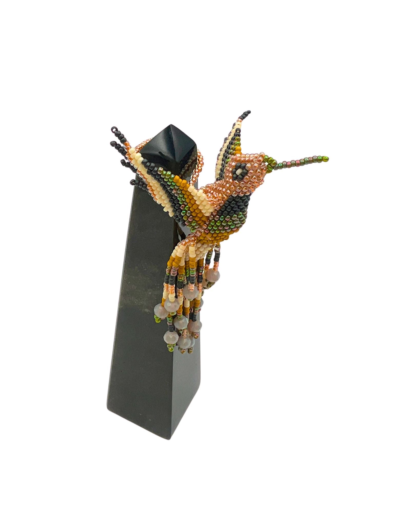 Colibri/Hummingbird Ornament - Miyuki Beads - Loop Hang by Collective Journey Art