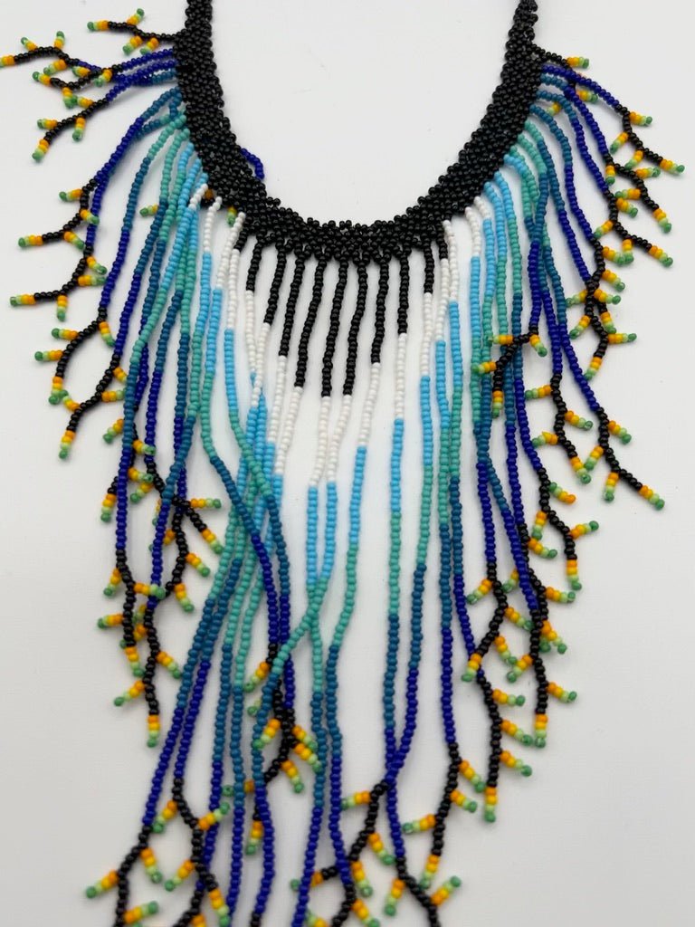 Rain Fringe Necklace by Collective Journey Art