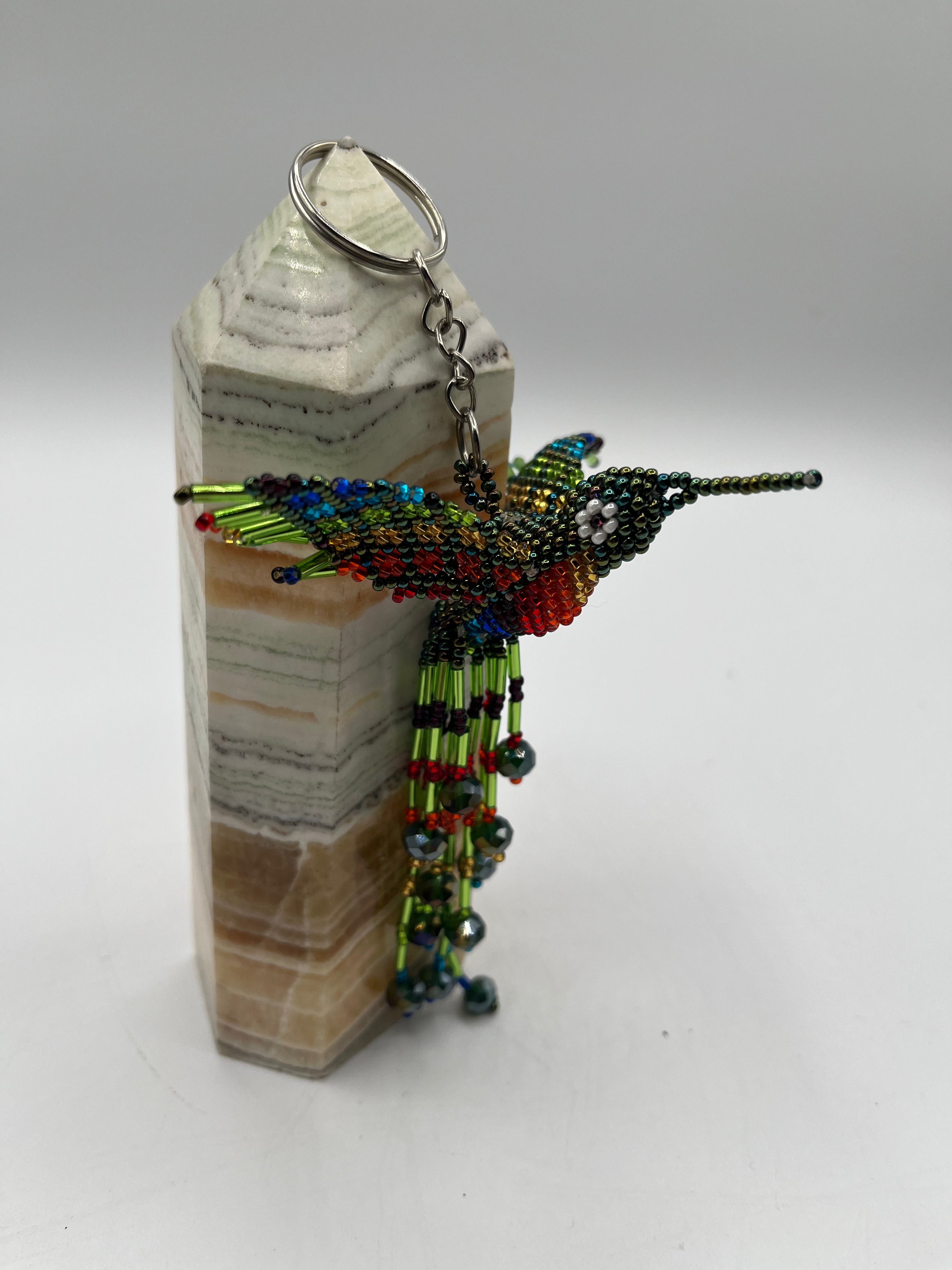 Colibri/Hummingbird-Czech Beads-Key Chain