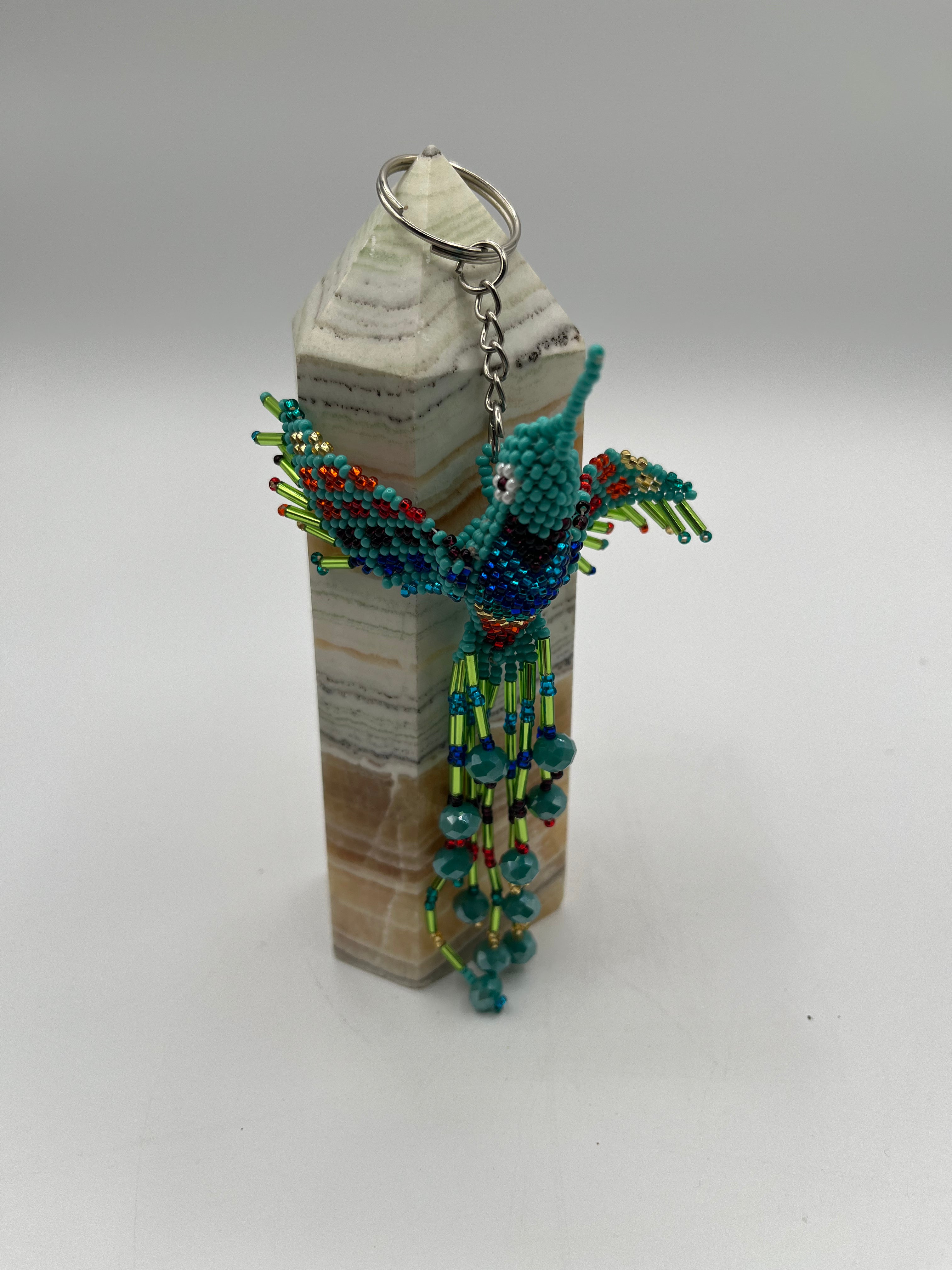 Colibri/Hummingbird-Czech Beads-Key Chain