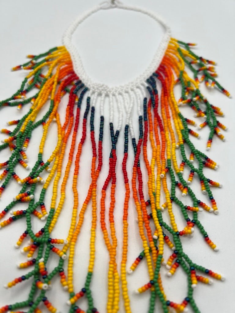 Rain Fringe Necklace by Collective Journey Art