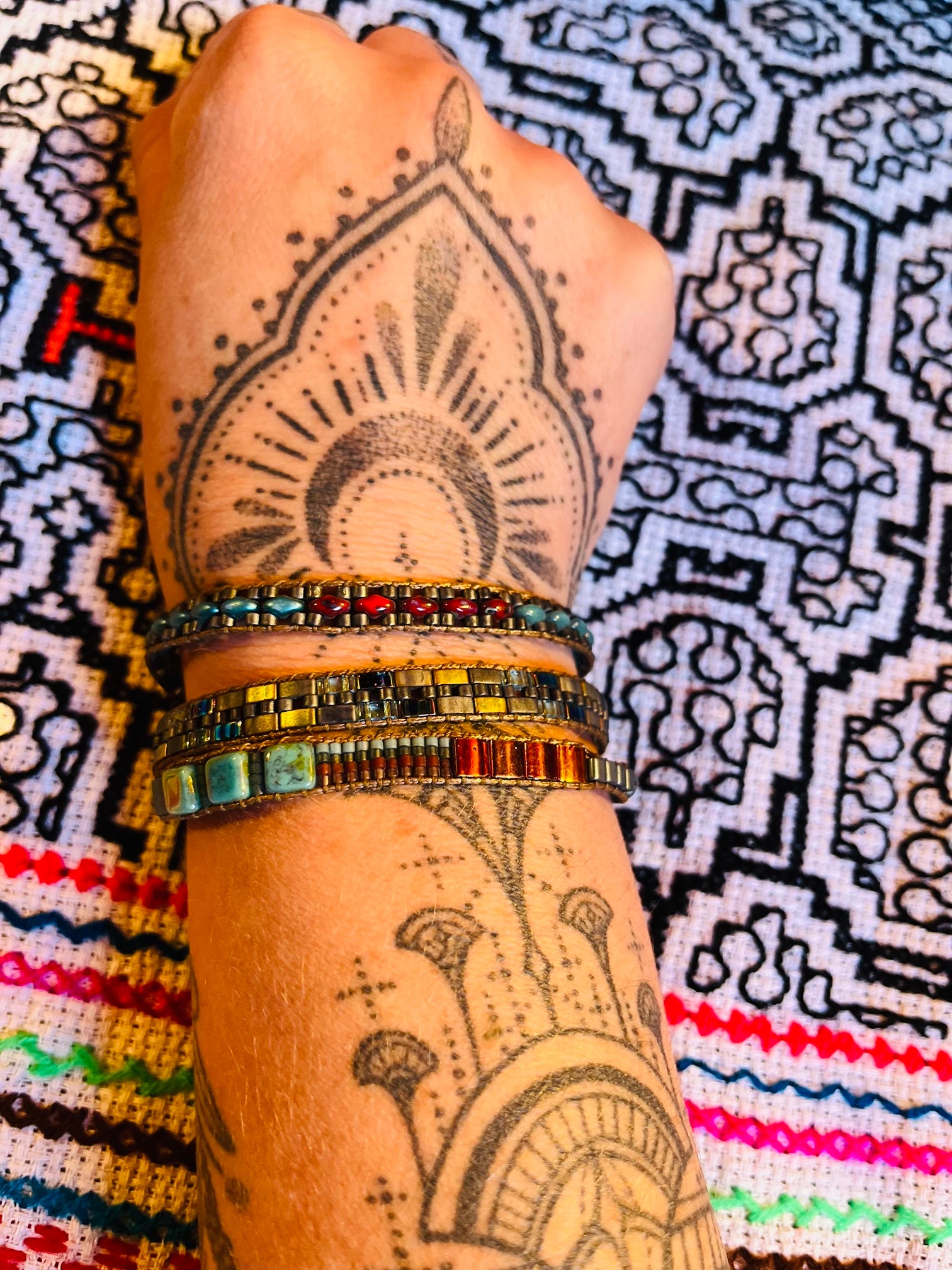 Lulu Bracelet 3 Strand by Collective Journey Art