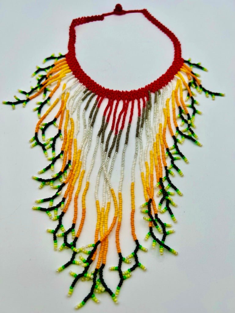 Rain Fringe Necklace by Collective Journey Art