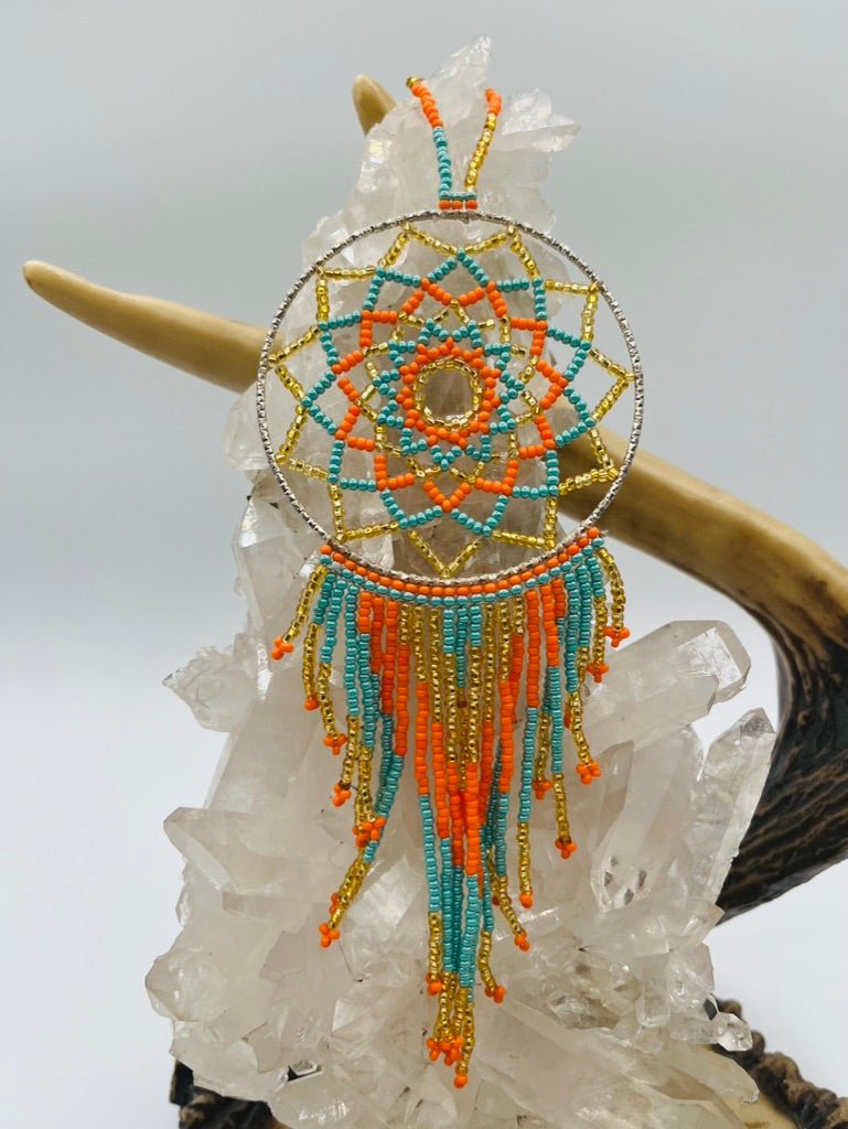 Metal Round Dream Catcher by Collective Journey Art