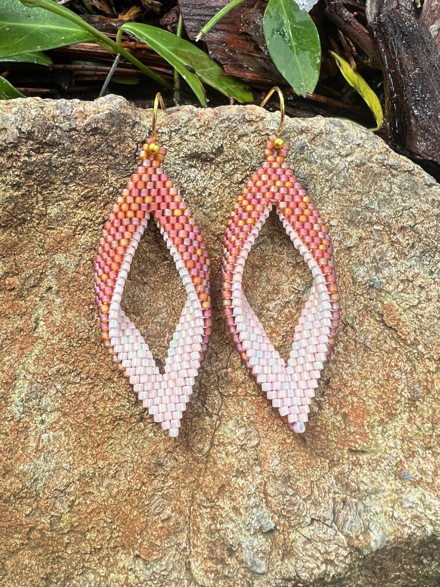 Leaf Earrings by Collective Journey Art