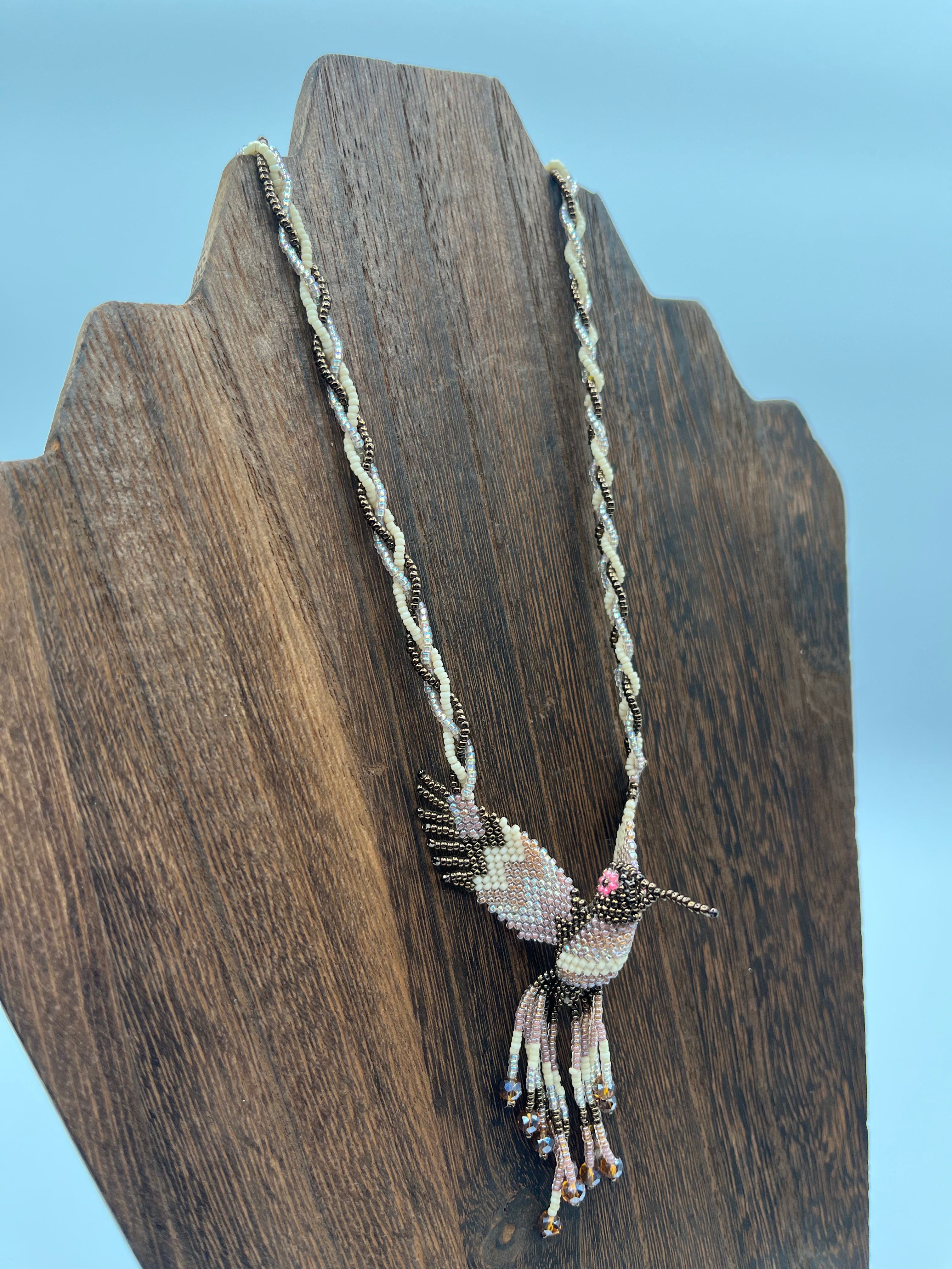 Colibri Necklace - Miyuki Beads