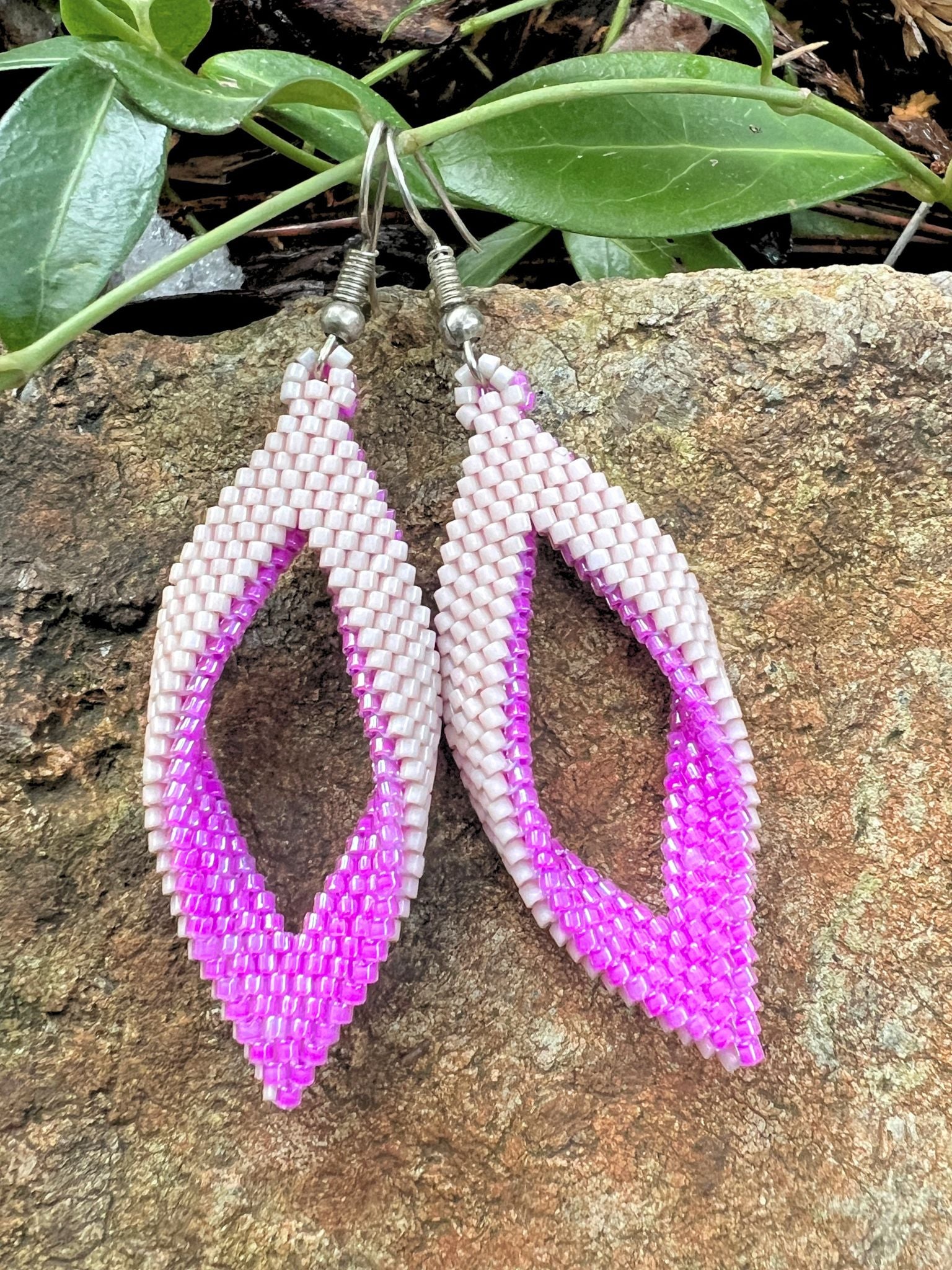 Leaf Earrings by Collective Journey Art