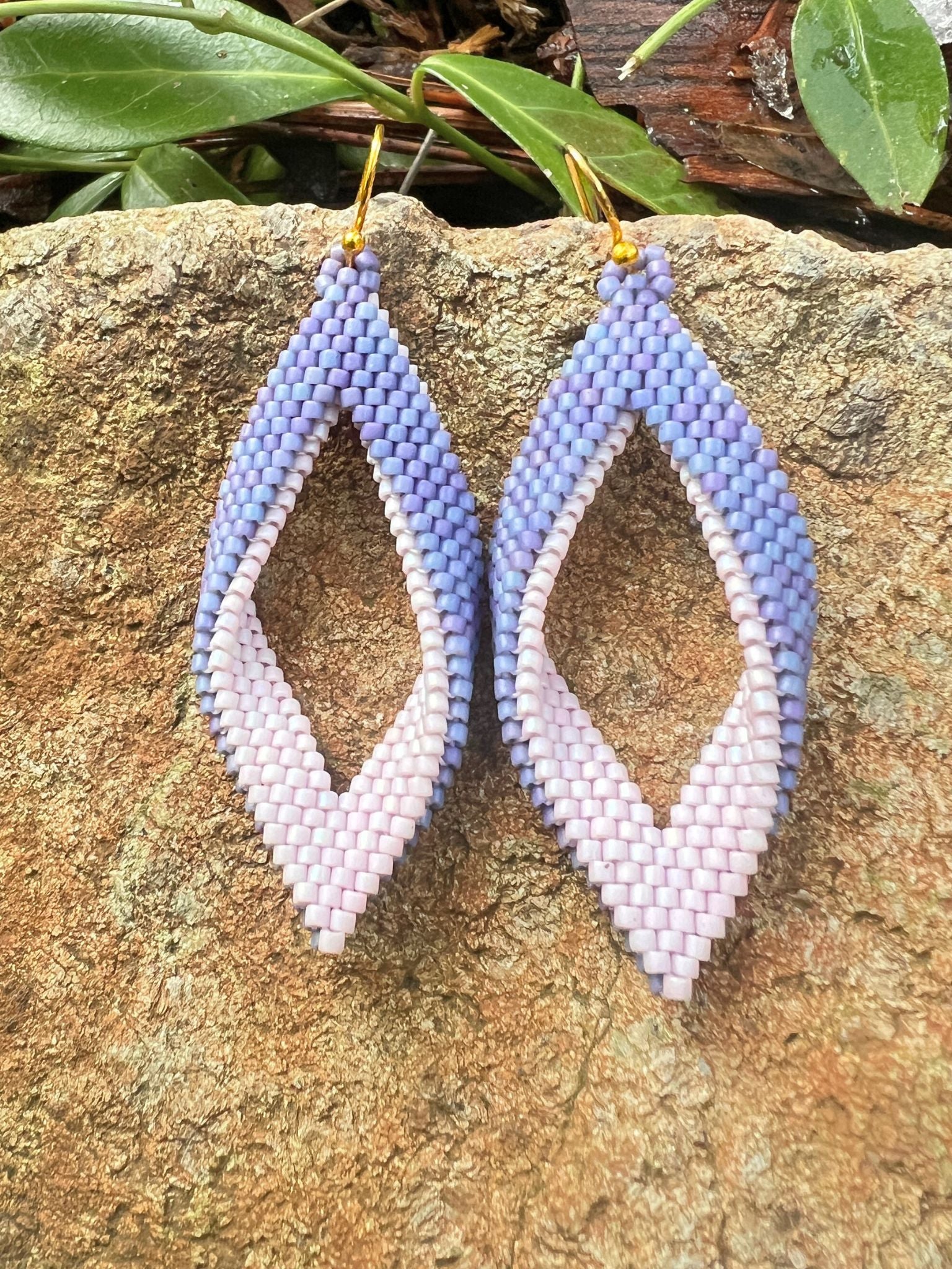 Leaf Earrings by Collective Journey Art