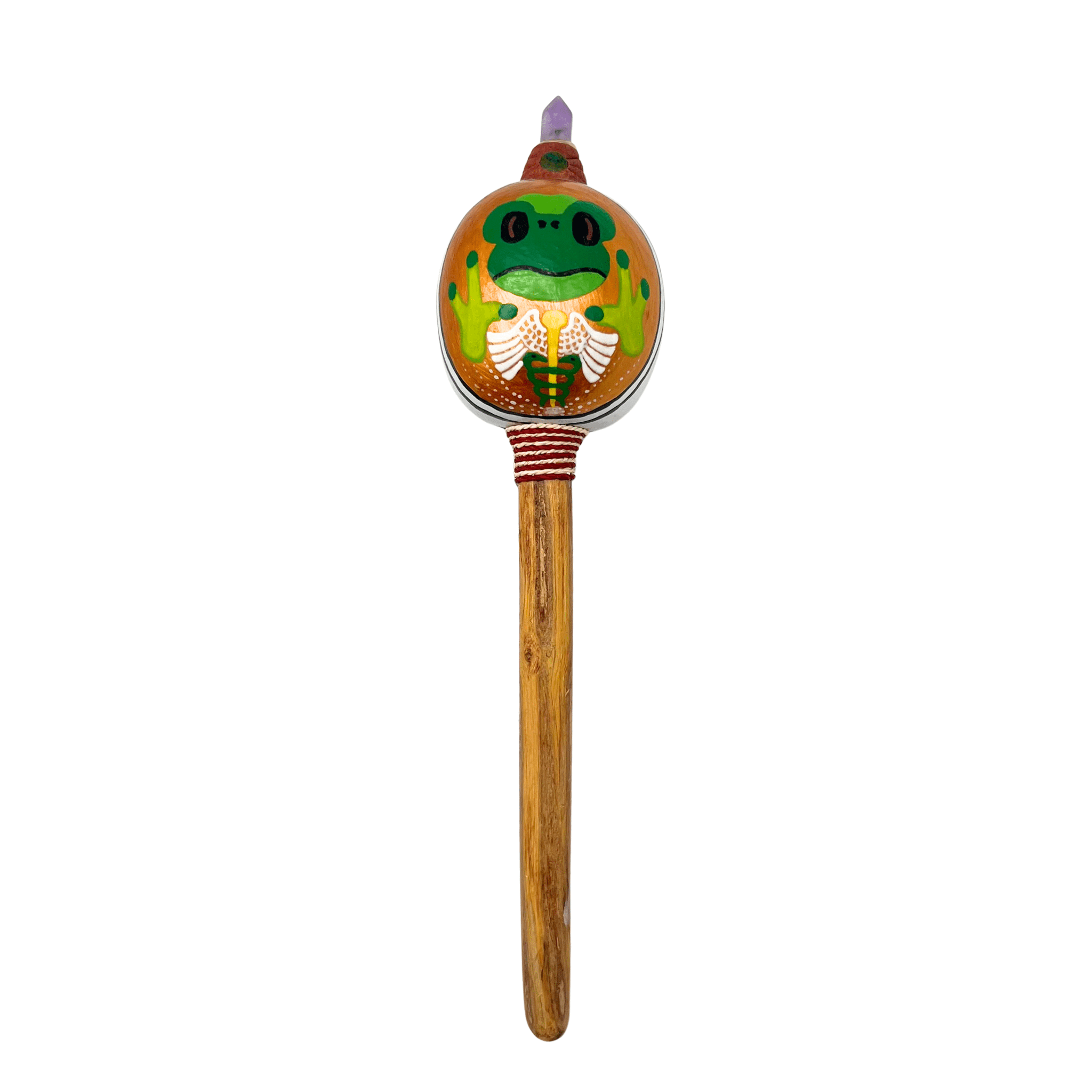 Maraca Wingo - Gourd Shaker by Collective Journey Art