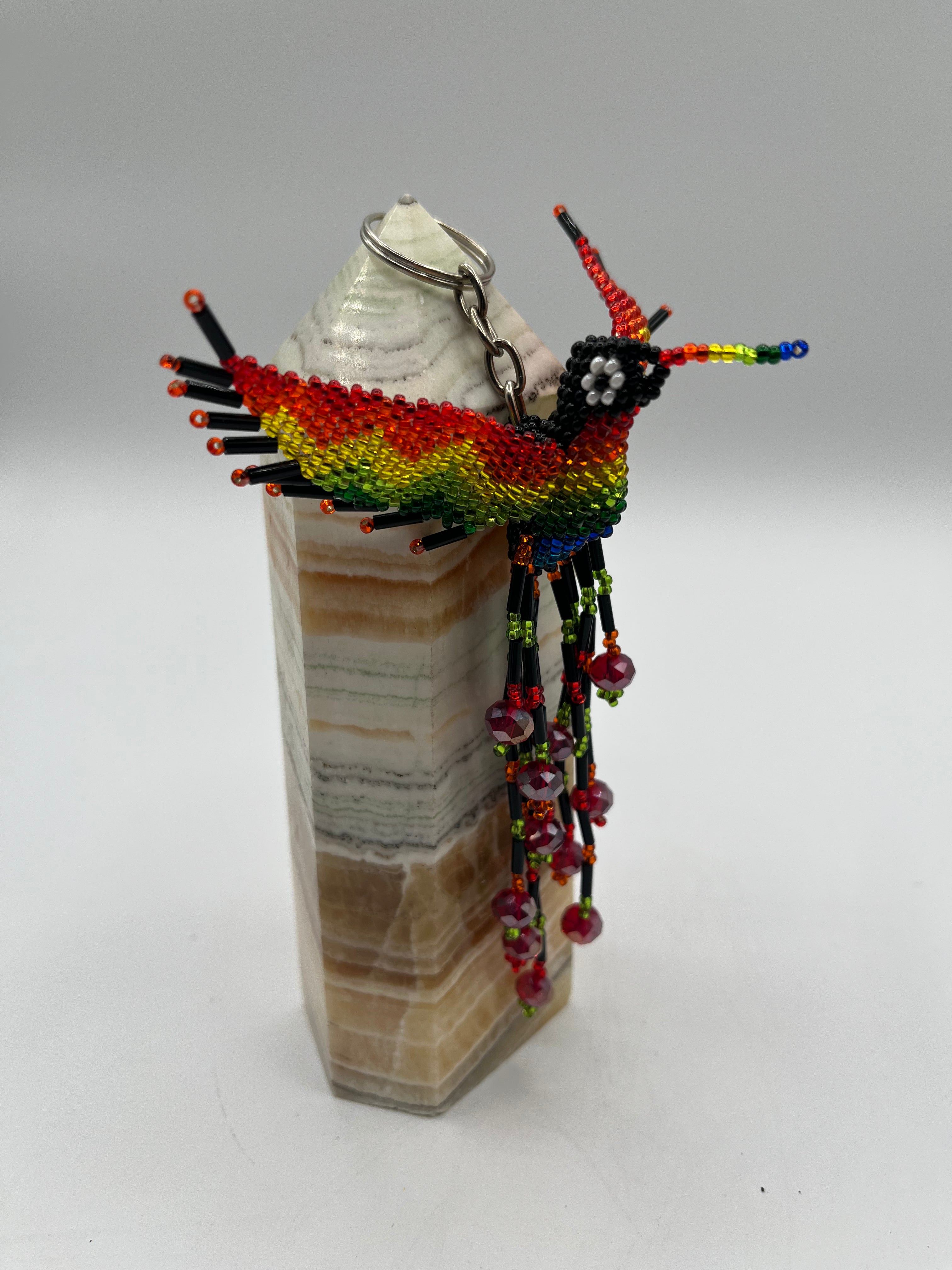Colibri/Hummingbird-Czech Beads-Key Chain